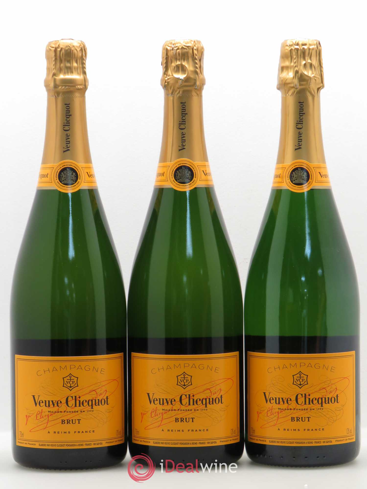Champagne Veuve Clicquot - Posten von 3 Flaschen - 0