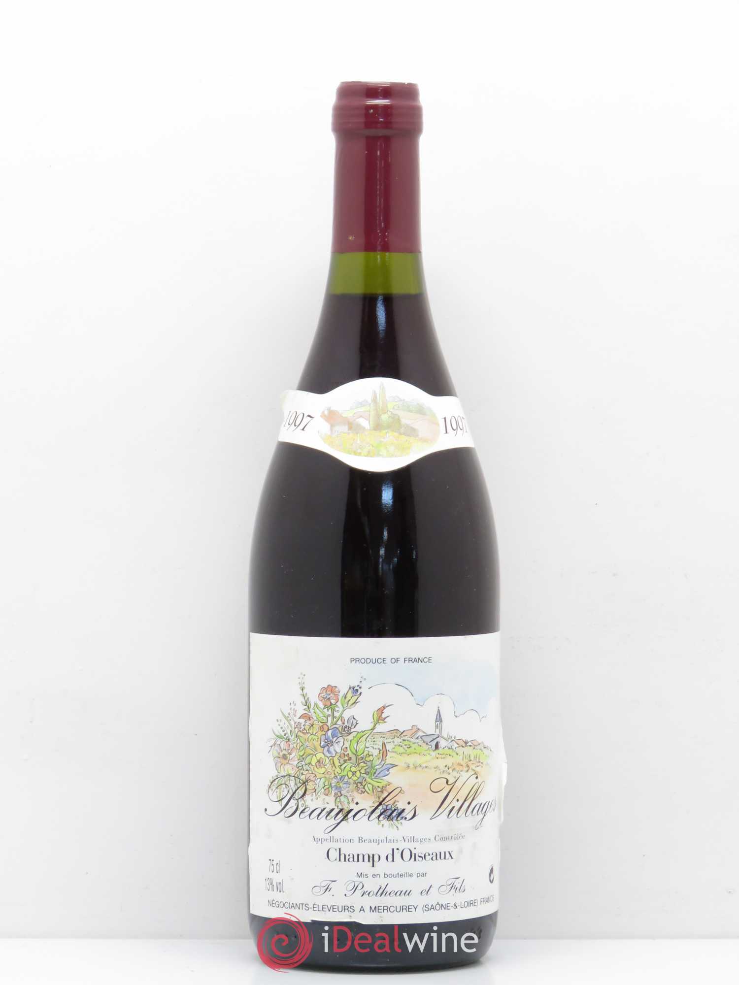 Beaujolais Champ d'Oiseaux Protheau (sans prix de réserve) 1997 - Posten von 1 Flasche - 0