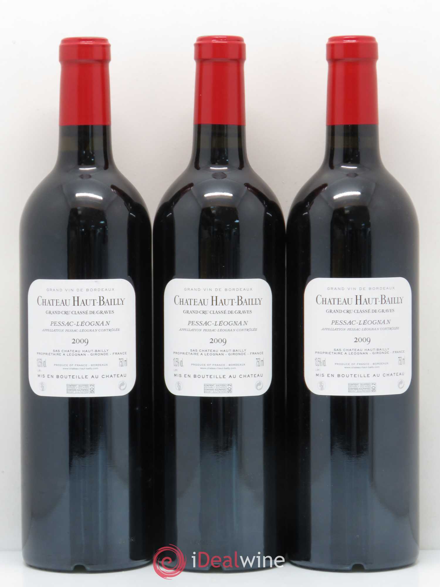 Château Haut-Bailly Cru Classé de Graves 2009 - Lot de 12 bouteilles - 6
