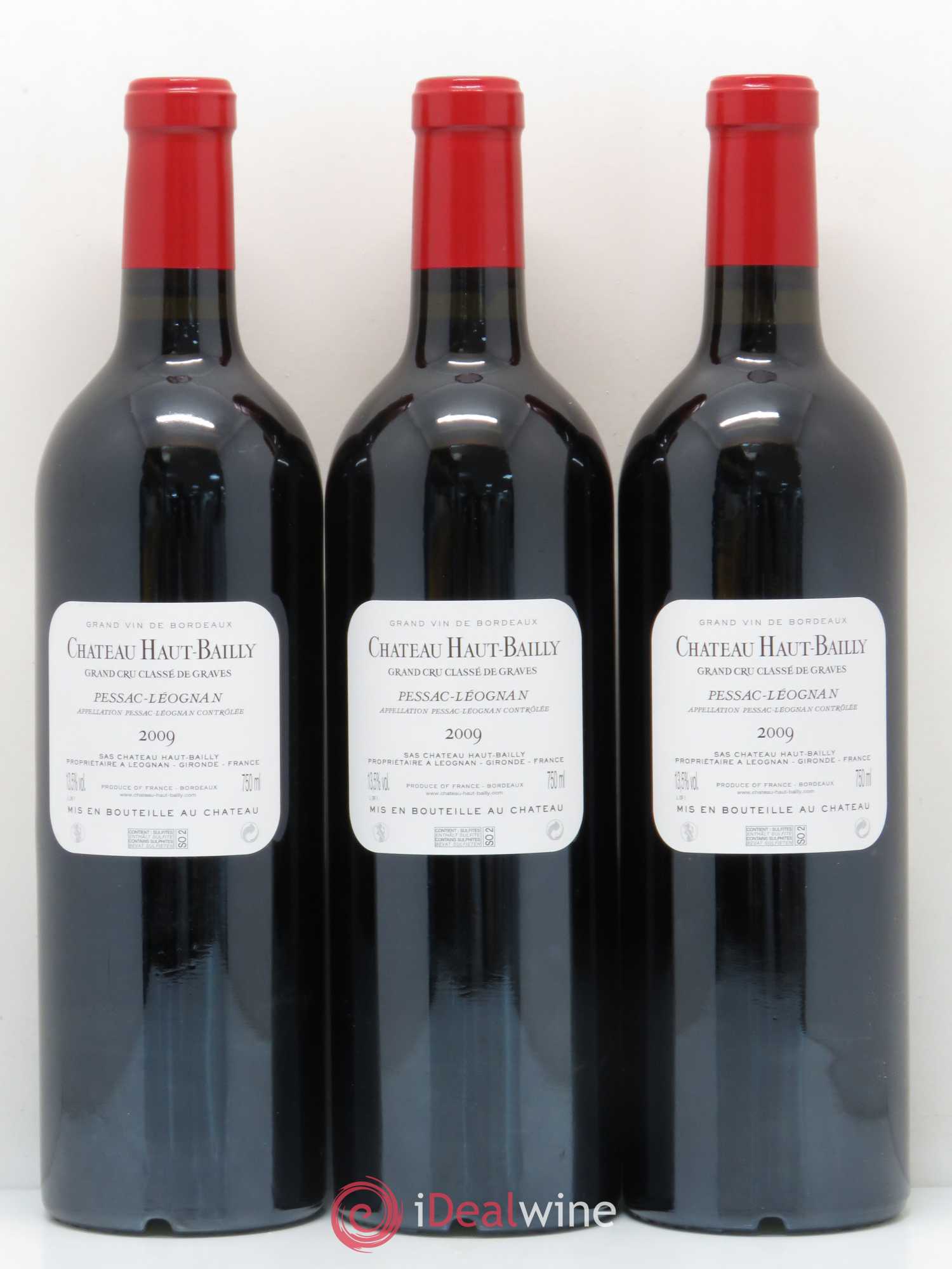 Château Haut-Bailly Cru Classé de Graves 2009 - Lot de 12 bouteilles - 8