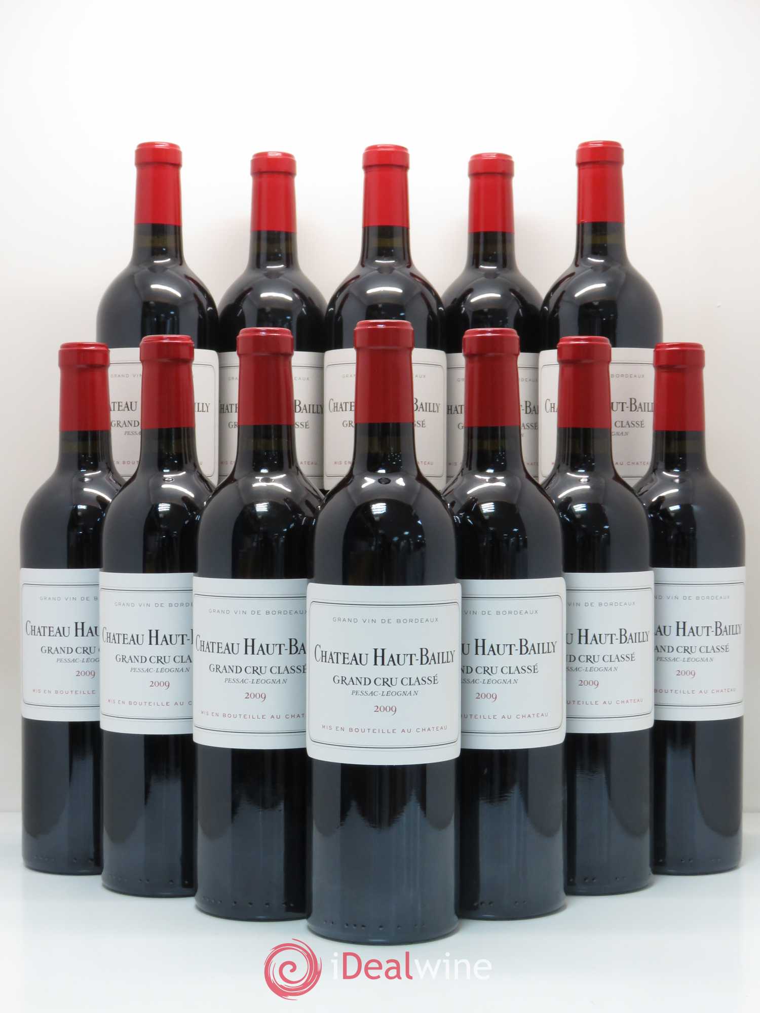 Château Haut-Bailly Cru Classé de Graves 2009 - Lot de 12 bouteilles - 0