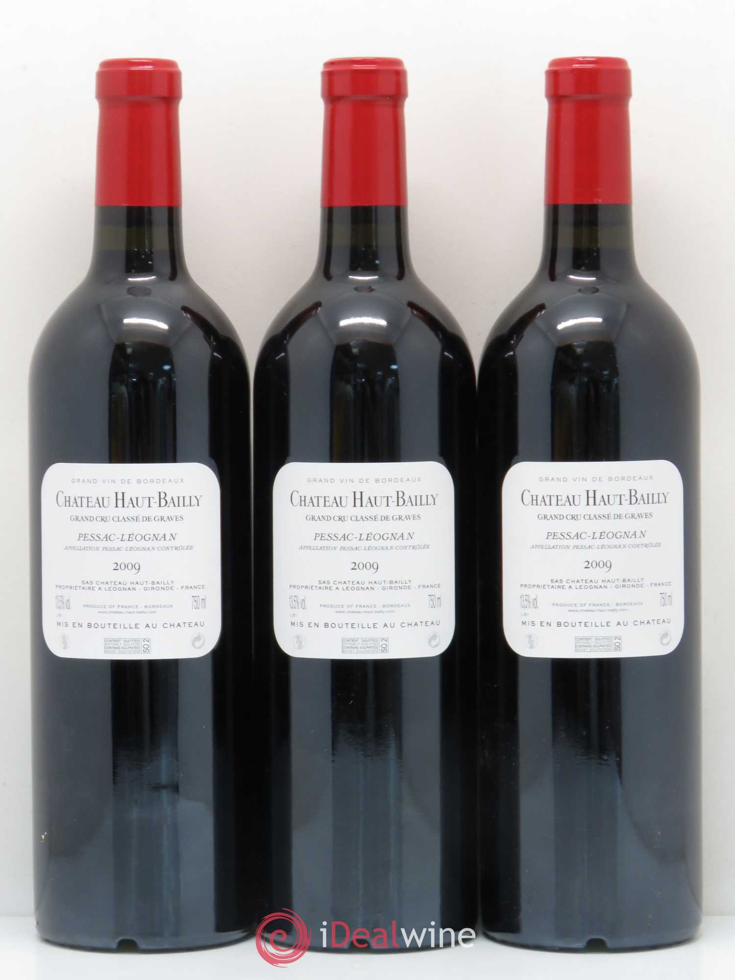 Château Haut-Bailly Cru Classé de Graves 2009 - Lot de 12 bouteilles - 6