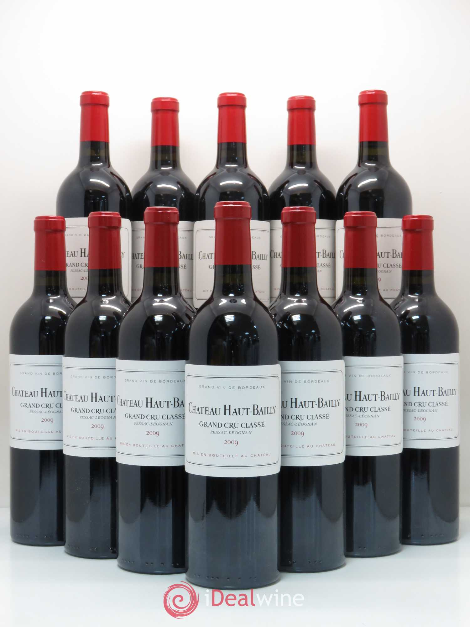 Château Haut-Bailly Cru Classé de Graves 2009 - Lot de 12 bouteilles - 0