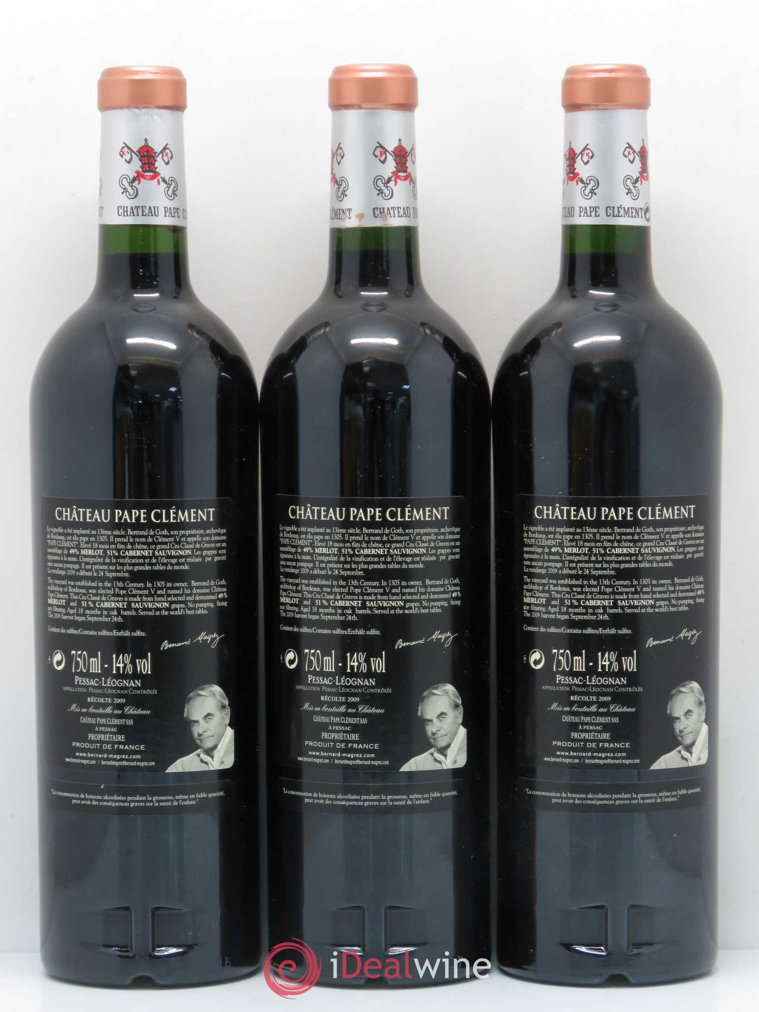 Château Pape Clément Cru Classé de Graves 2009 - Lot de 12 bouteilles - 4