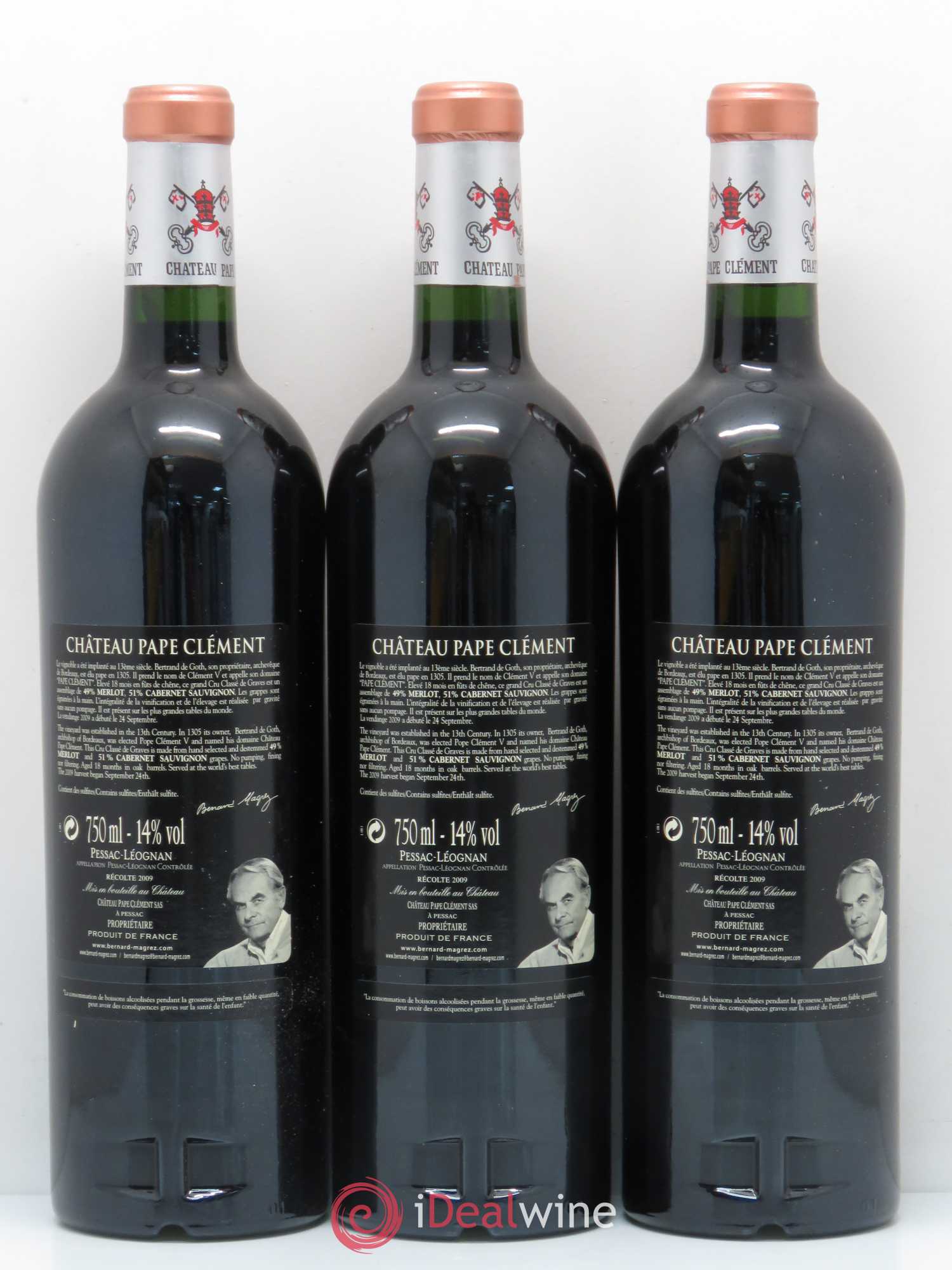 Château Pape Clément Cru Classé de Graves 2009 - Lot de 12 bouteilles - 4