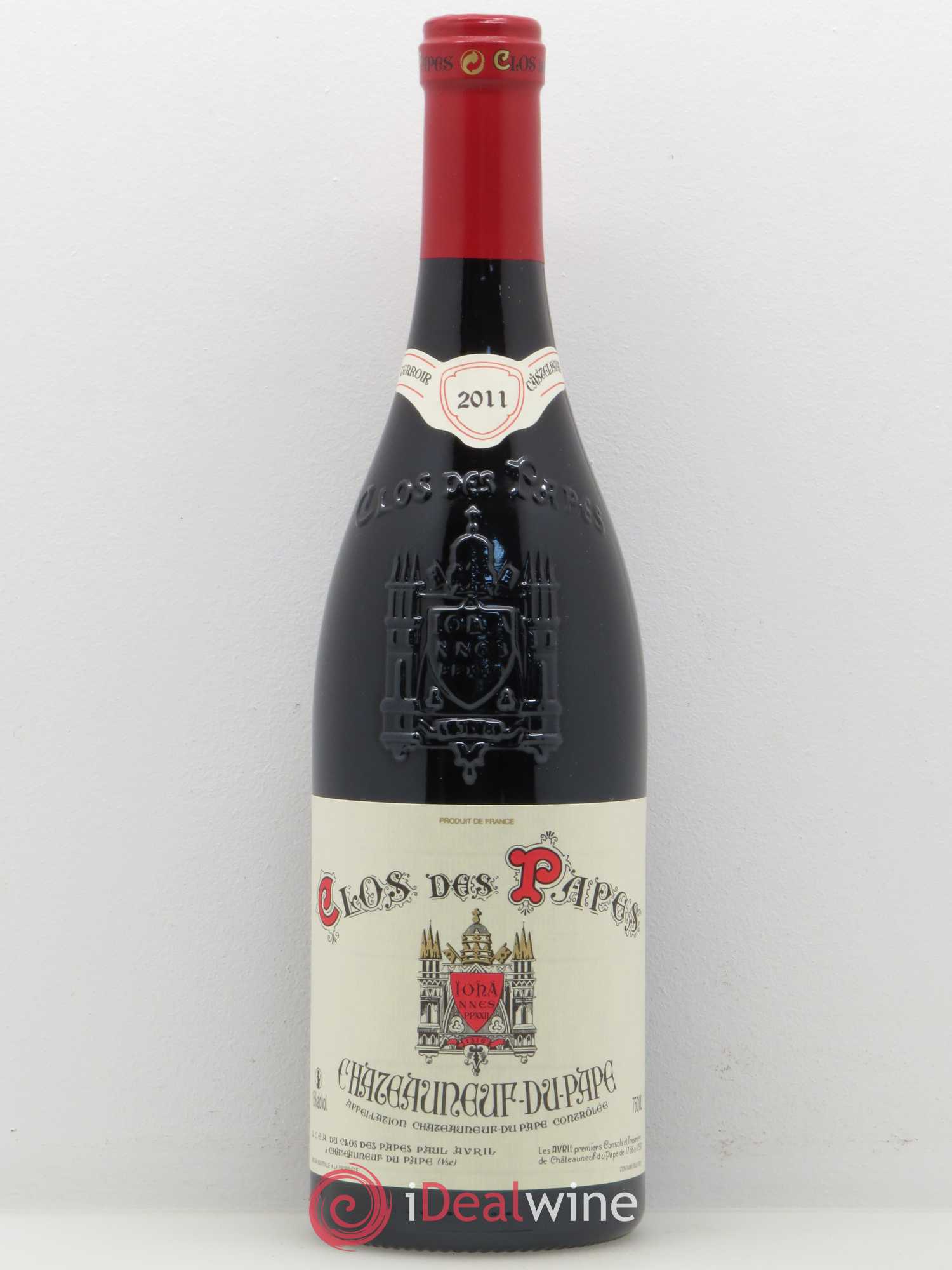 Châteauneuf-du-Pape Clos des Papes - Paul Avril 2011 - Lot de 1 bouteille - 0