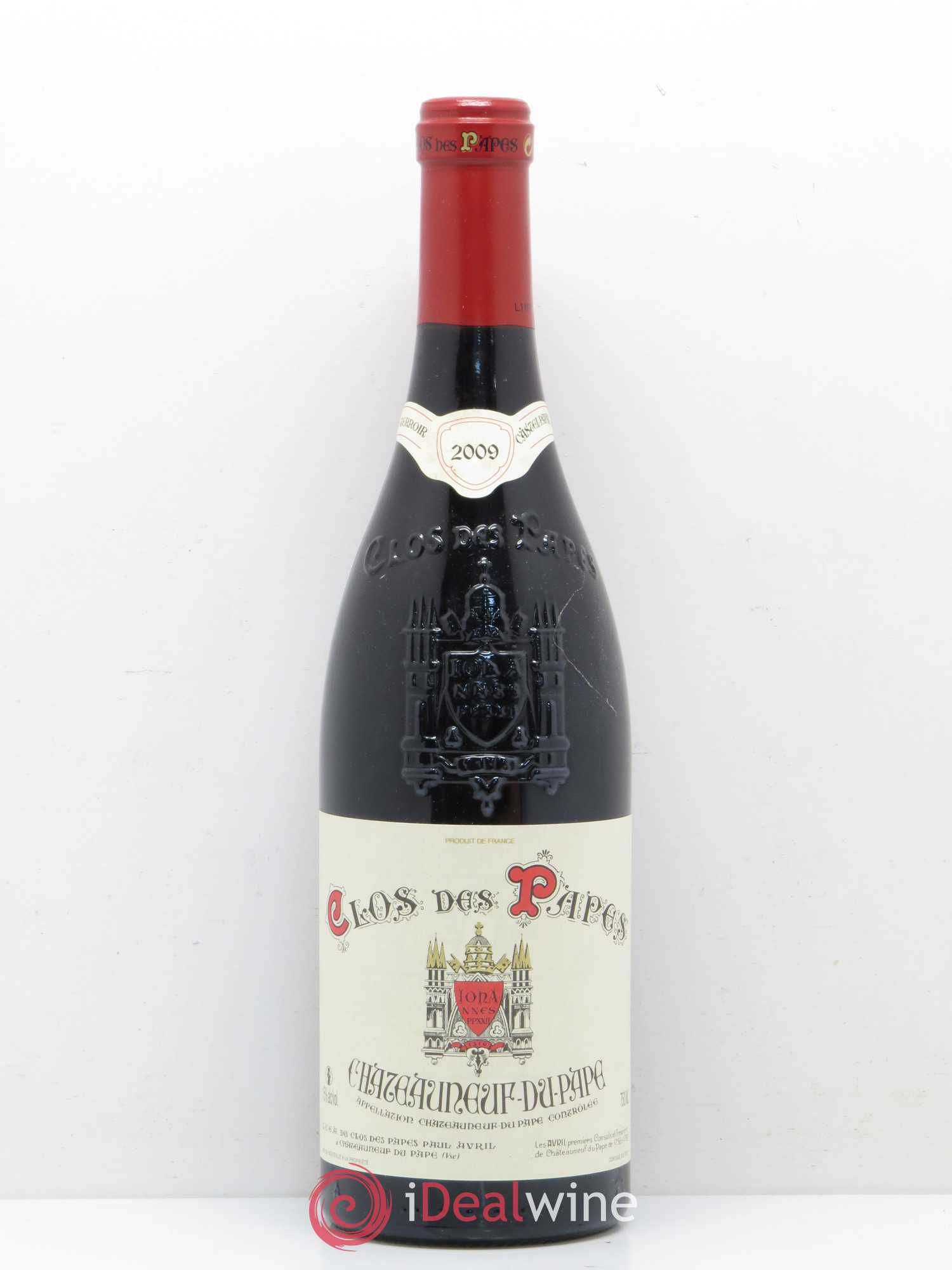 Châteauneuf-du-Pape Clos des Papes - Paul Avril 2009 - Lot de 1 bouteille - 0