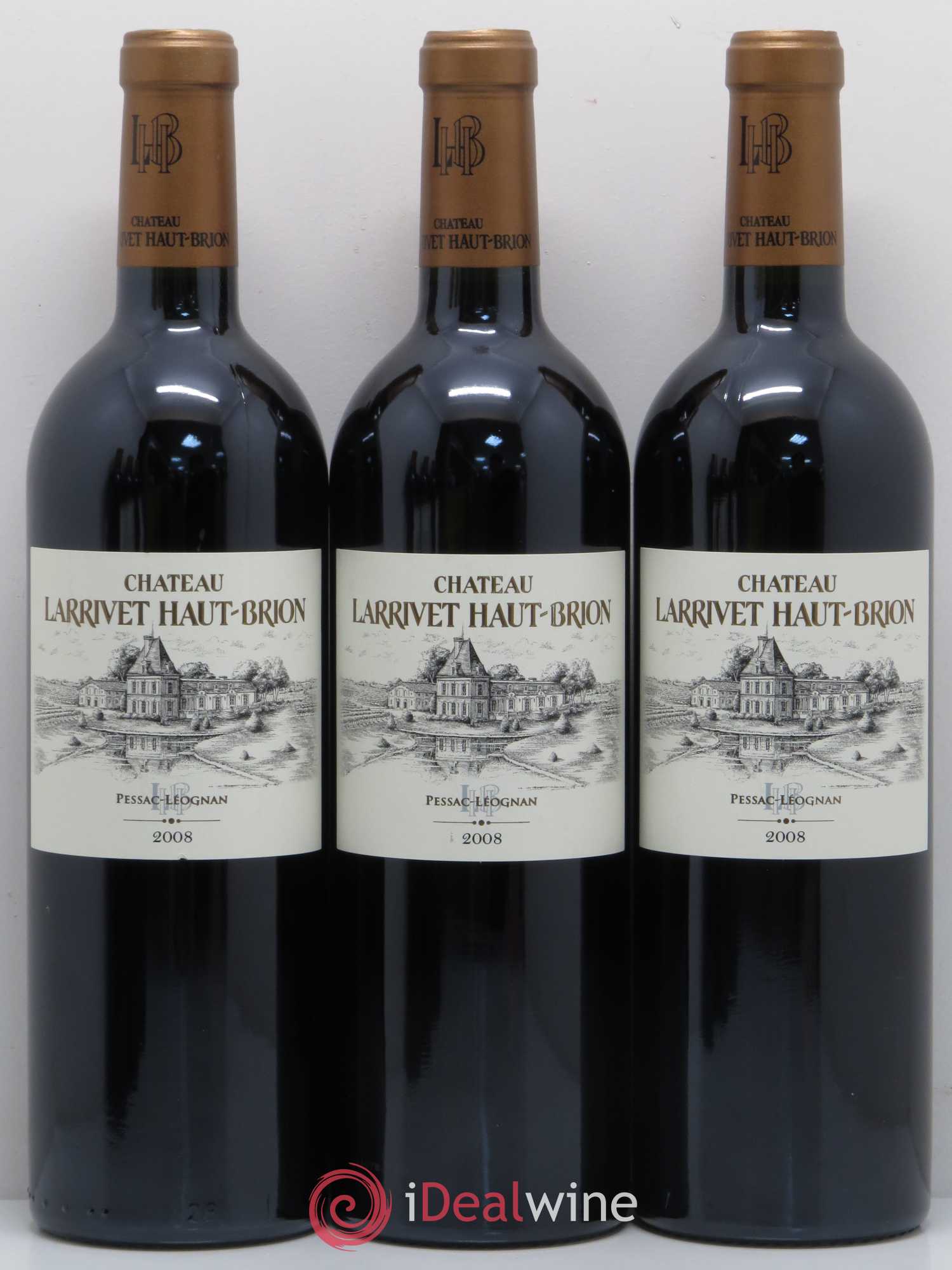 Château Larrivet Haut-Brion 2008 - Lot de 6 bouteilles - 1