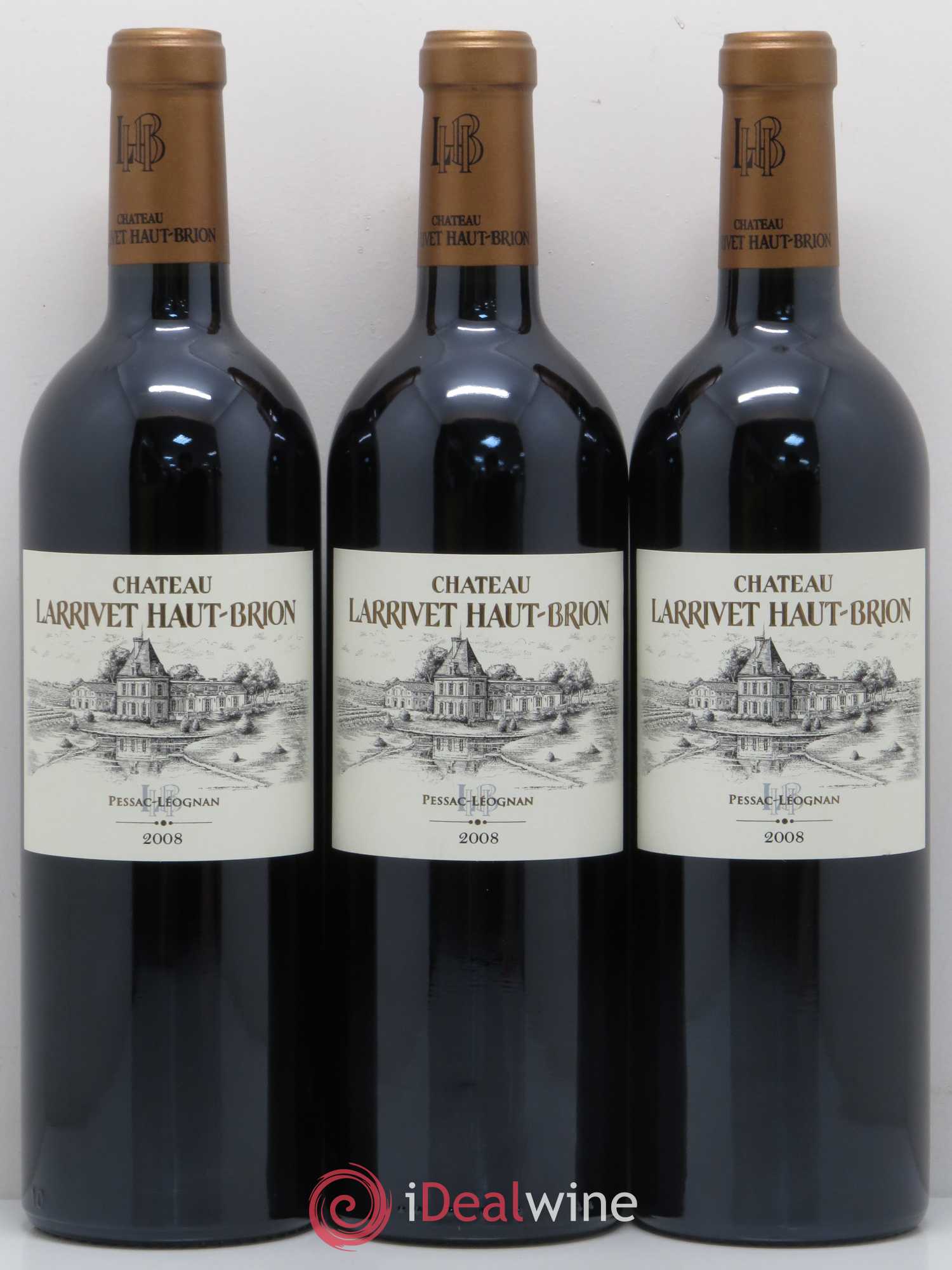 Château Larrivet Haut-Brion 2008 - Lot de 6 bouteilles - 2