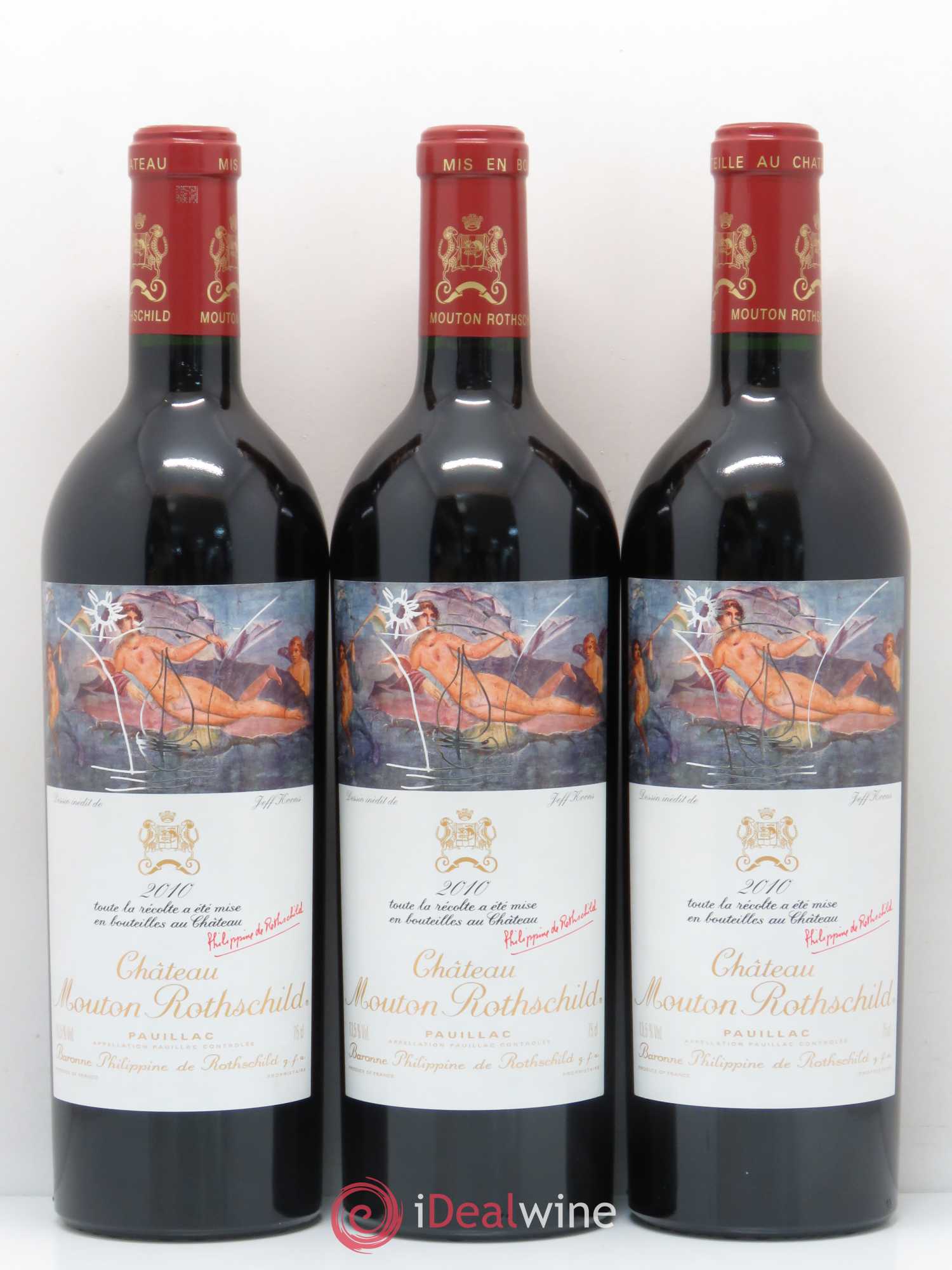 Château Mouton Rothschild 1er Grand Cru Classé 2010 - Lot de 6 bouteilles - 3
