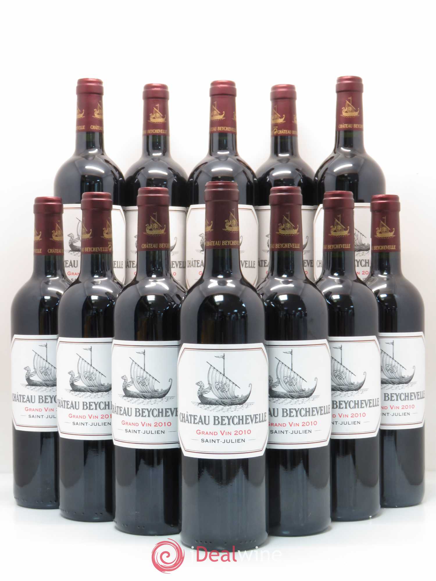 Château Beychevelle 4ème Grand Cru Classé 2010 - Lot de 12 bouteilles - 0
