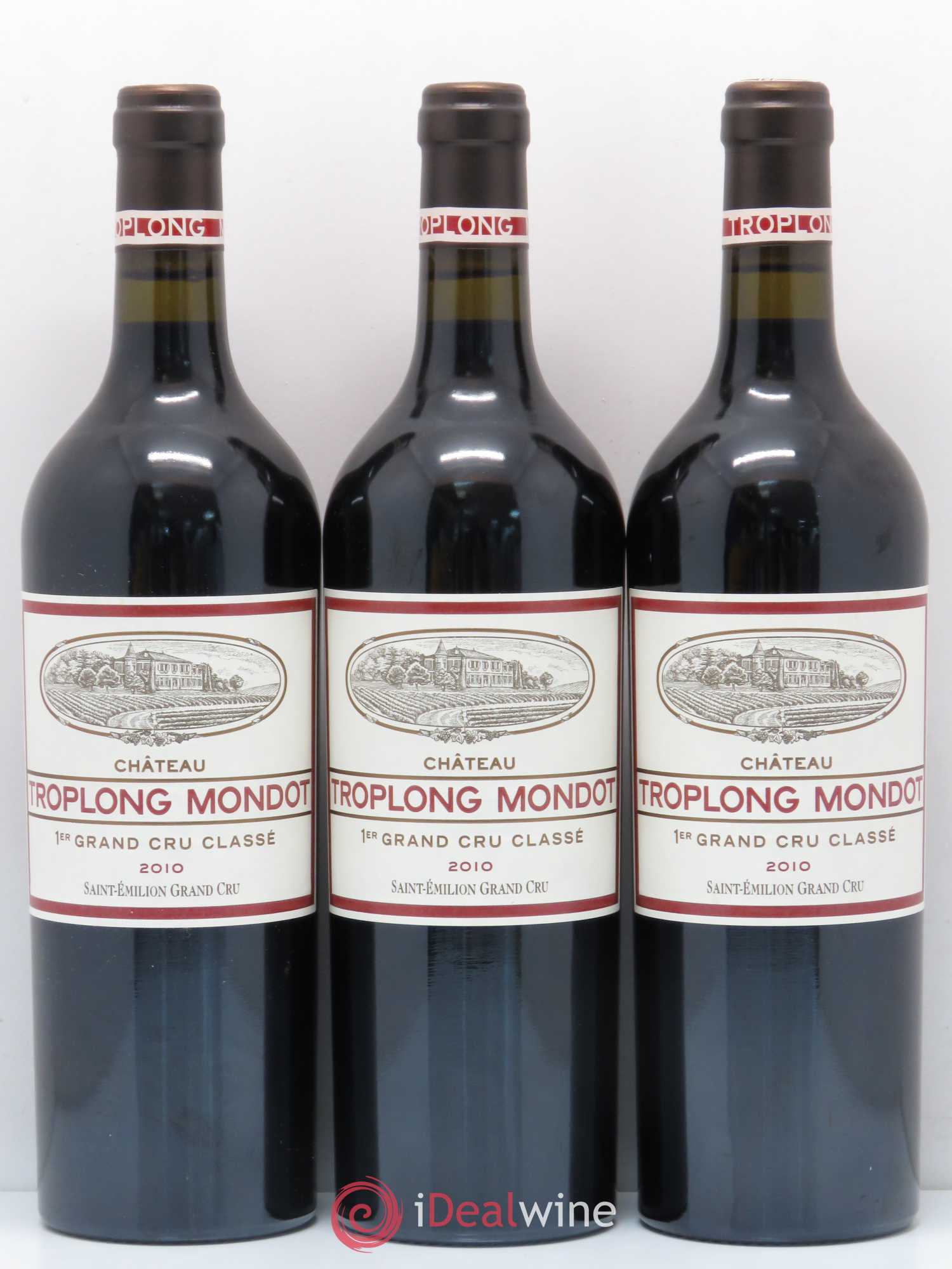 Château Troplong Mondot 1er Grand Cru Classé B 2010 - Lot de 12 bouteilles - 3