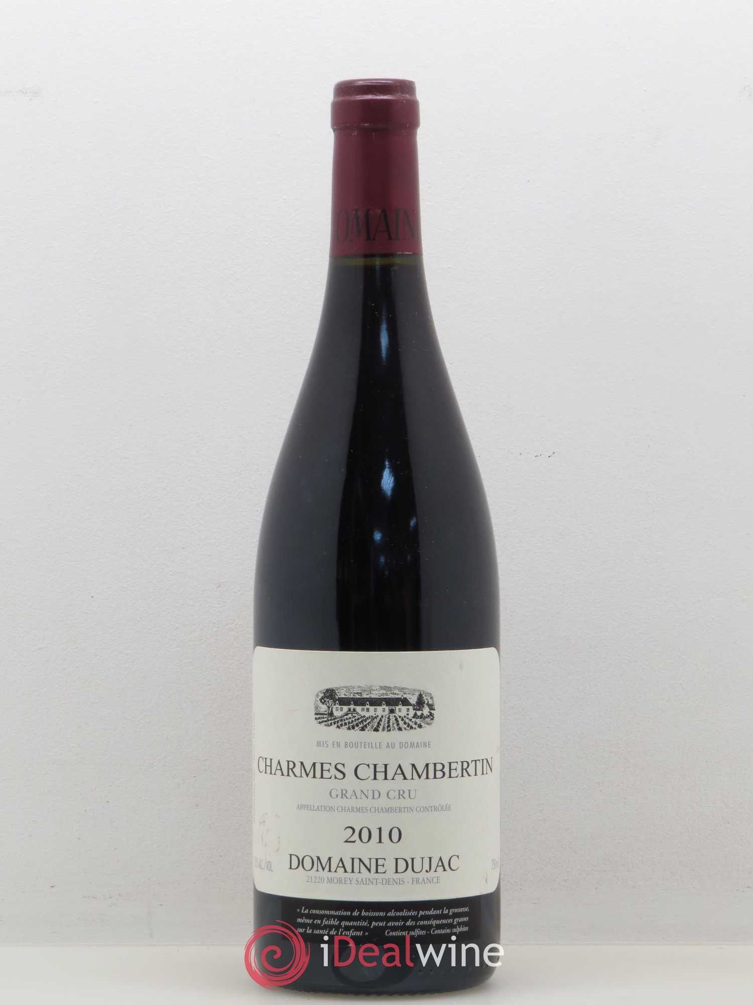 Charmes-Chambertin Grand Cru Dujac (Domaine) 2010 - Lot de 1 bouteille - 0