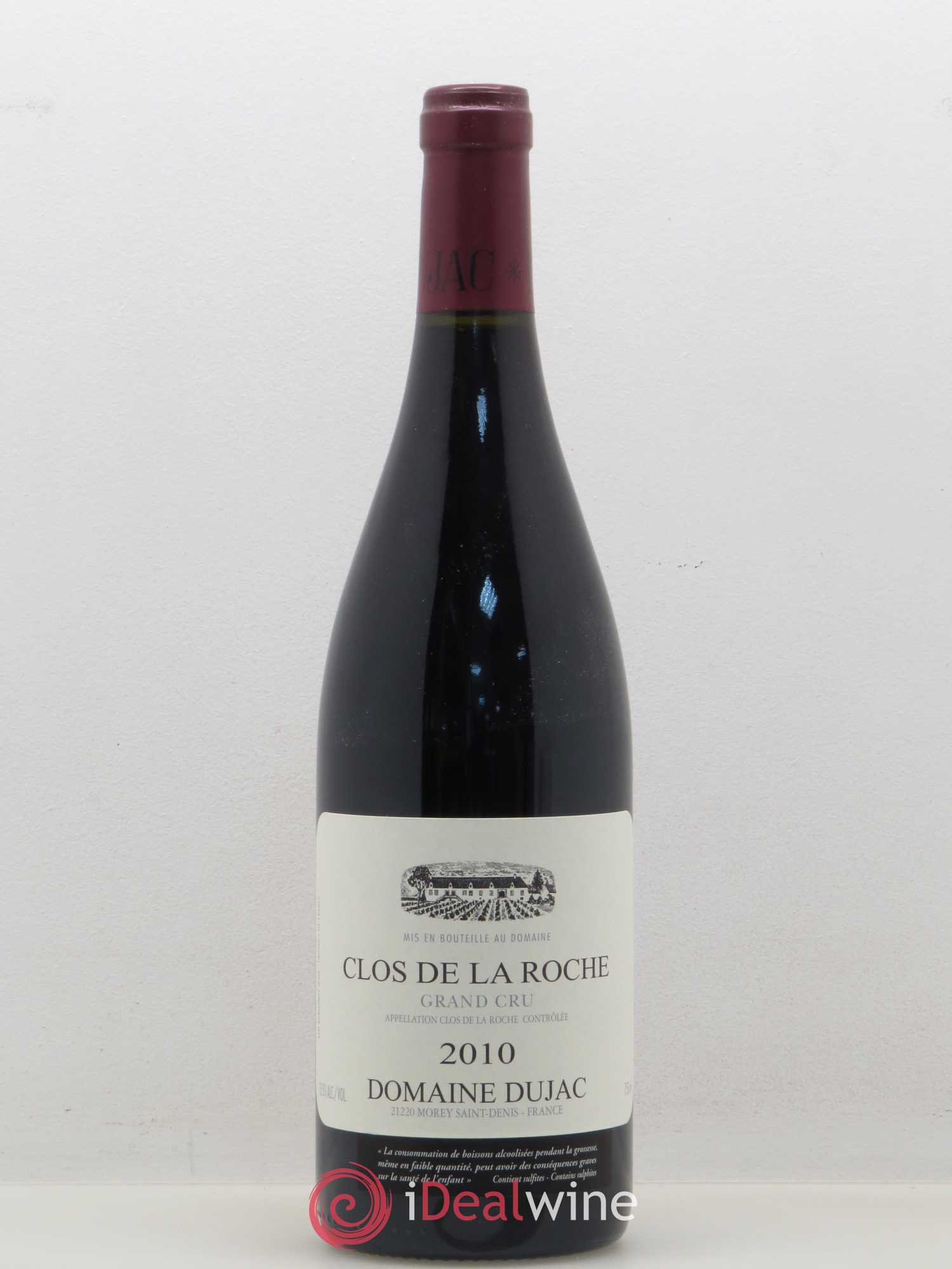 Clos de la Roche Grand Cru Dujac (Domaine) 2010 - Lot de 1 bouteille - 0