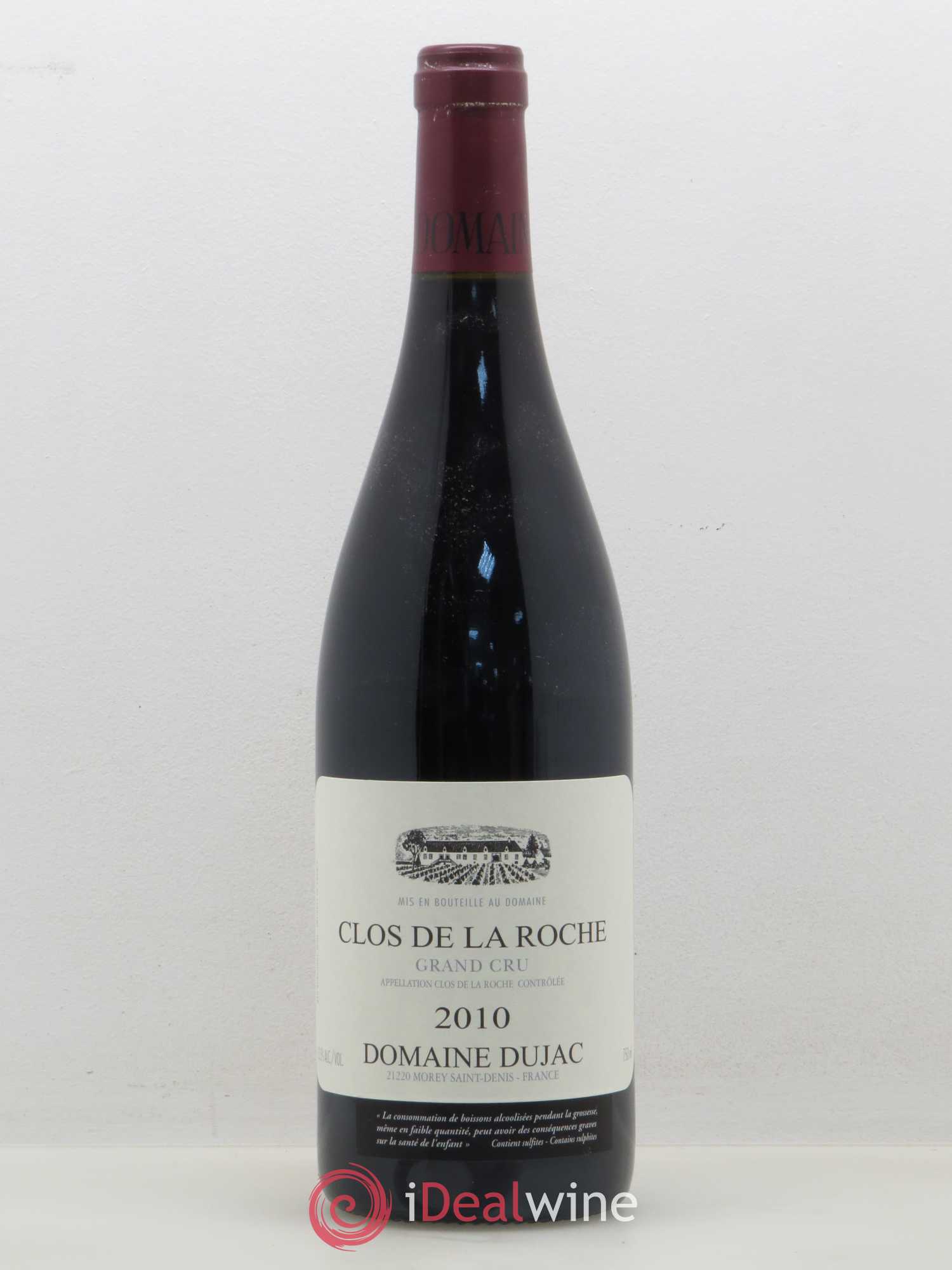 Clos de la Roche Grand Cru Dujac (Domaine) 2010 - Lot de 1 bouteille - 0