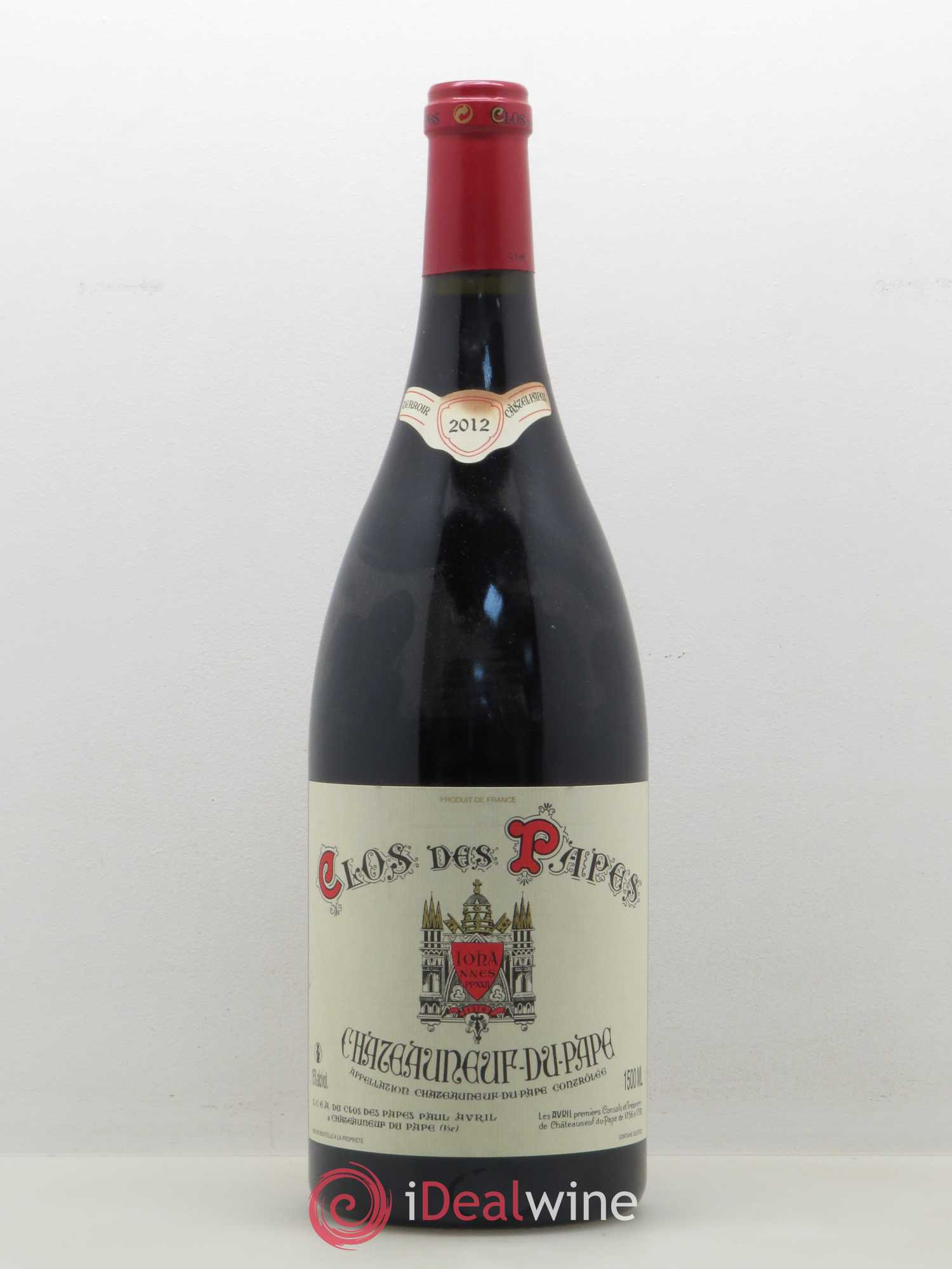 Châteauneuf-du-Pape Clos des Papes - Paul Avril 2012 - Lot de 1 magnum - 0
