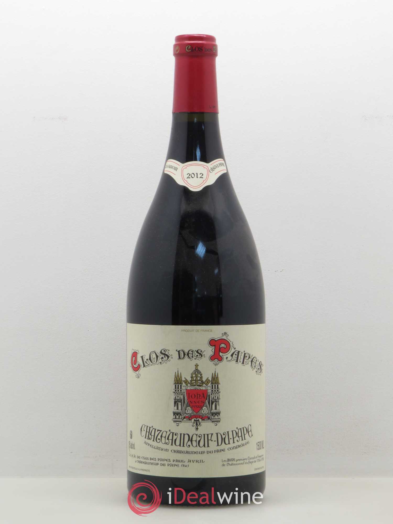 Châteauneuf-du-Pape Clos des Papes - Paul Avril 2012 - Lot de 1 magnum - 0