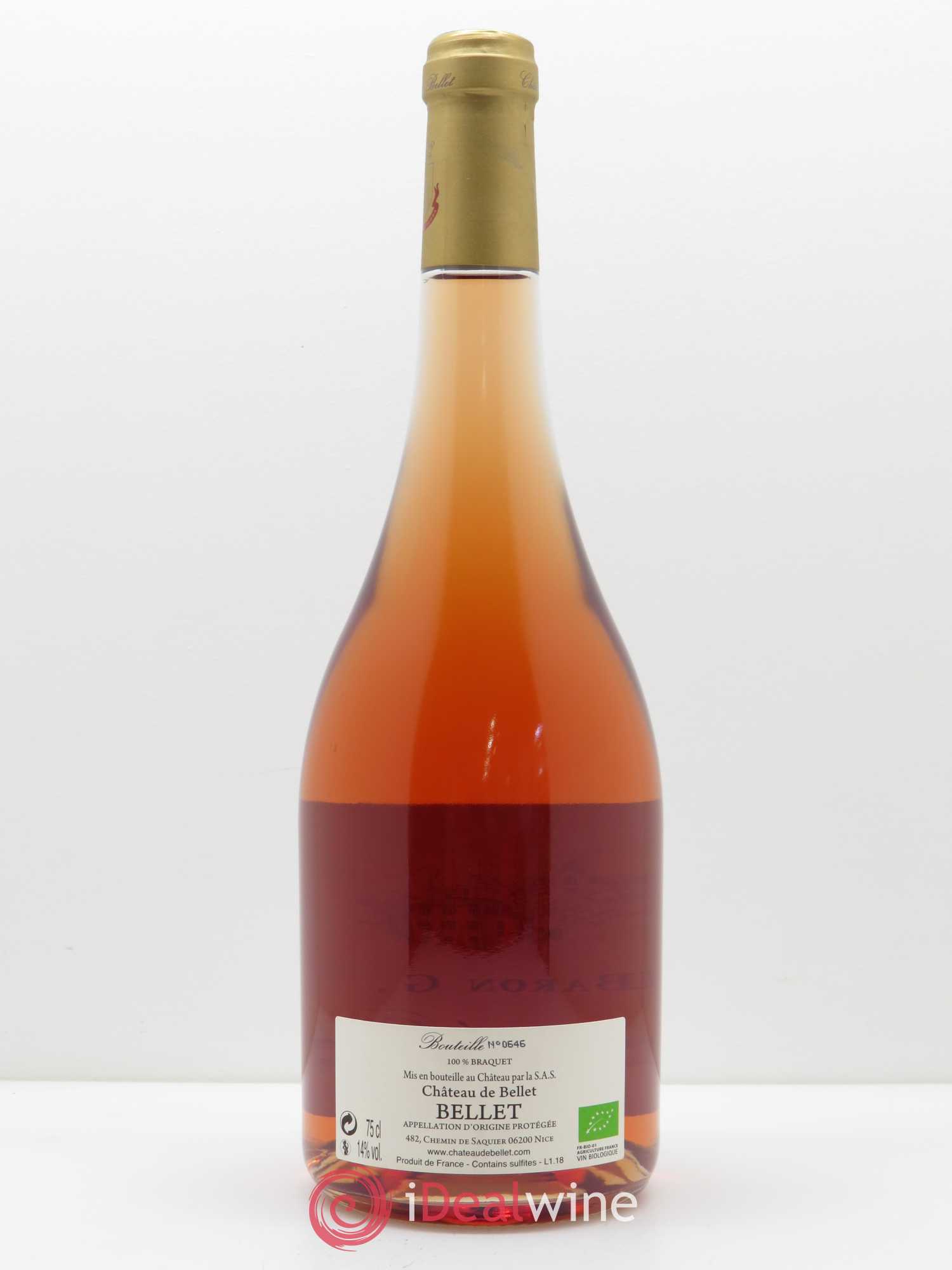 Bellet Château de Bellet Baron G 2017 - Lot de 1 bouteille - 1