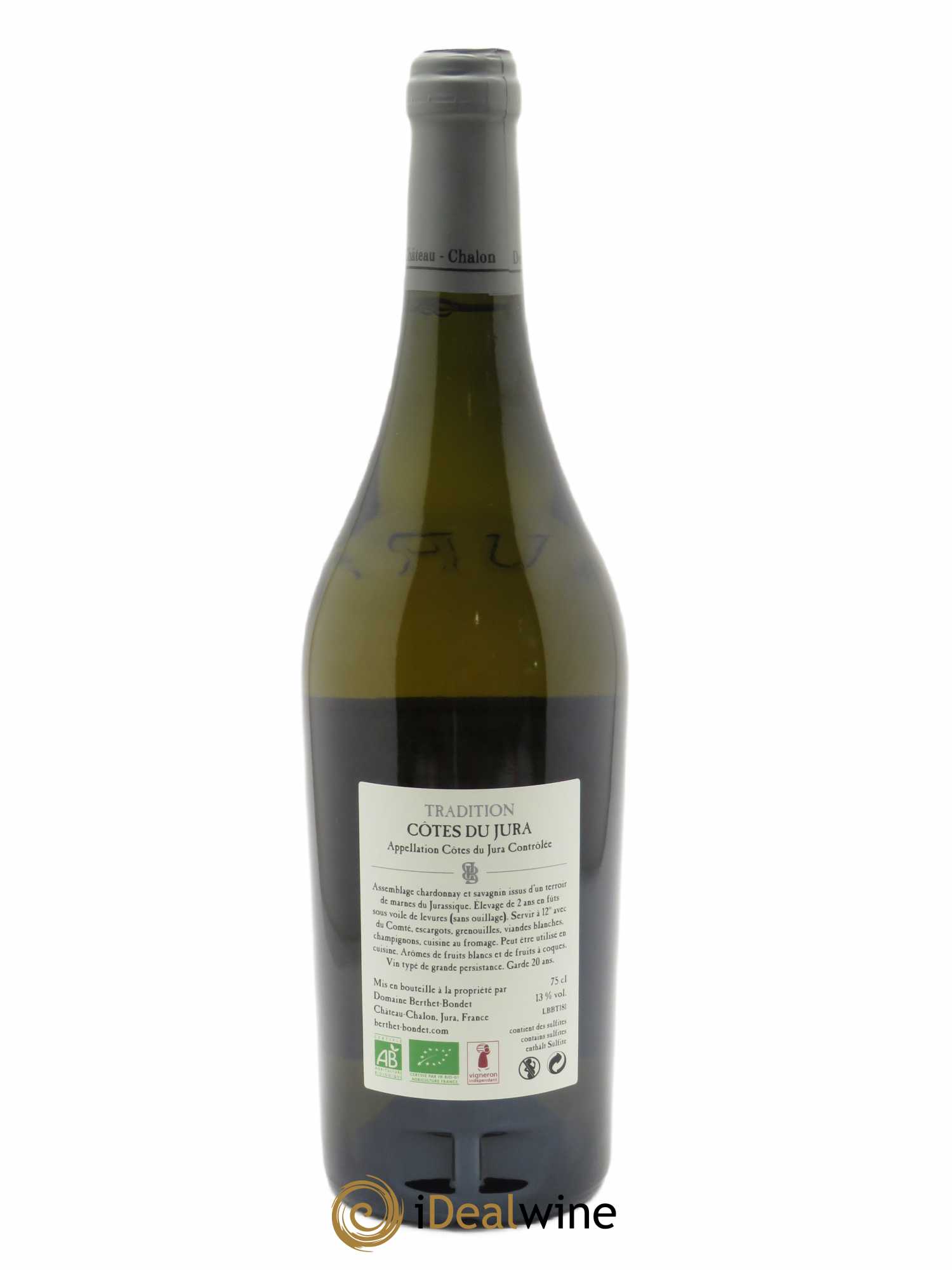 Côtes du Jura Tradition Berthet-Bondet 2018 - Lot de 1 bouteille - 1