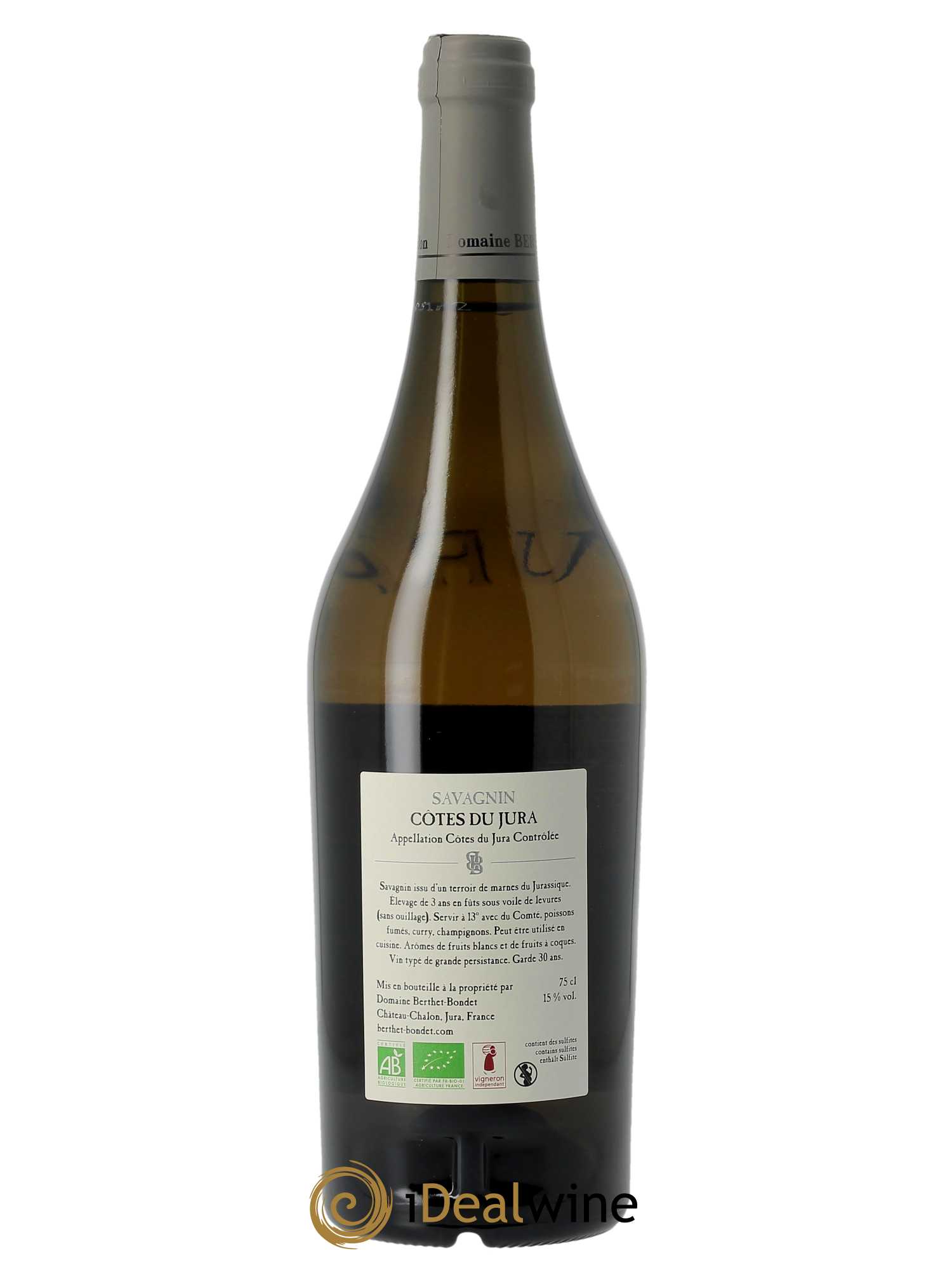 Côtes du Jura Savagnin Berthet-Bondet 2018 - Lot of 1 bottle - 1