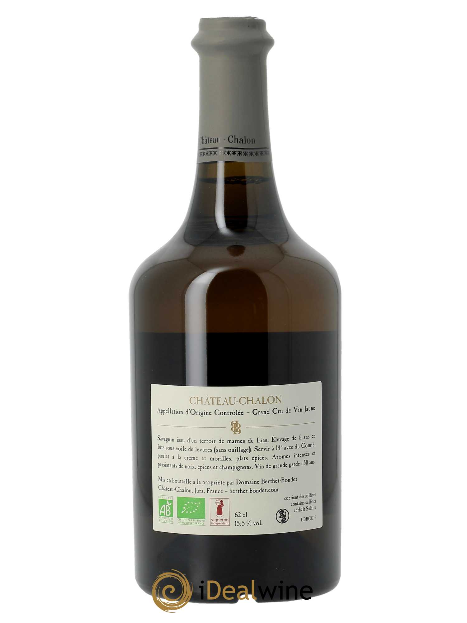 Château-Chalon Berthet-Bondet 2015 - Lot de 1 bouteille - 1