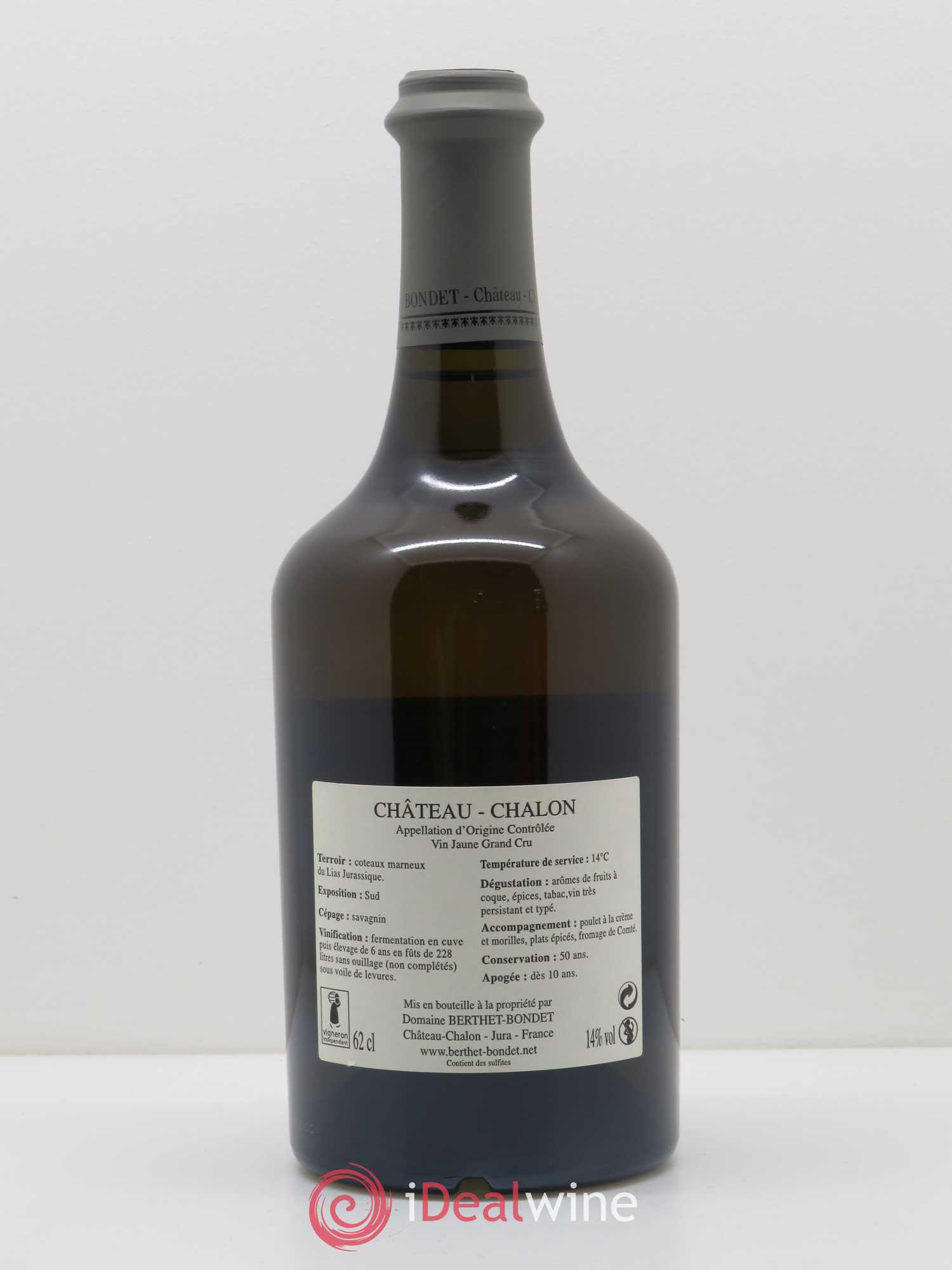 Château-Chalon Berthet-Bondet (62cl) 2011 - Lot de 1 bouteille - 1