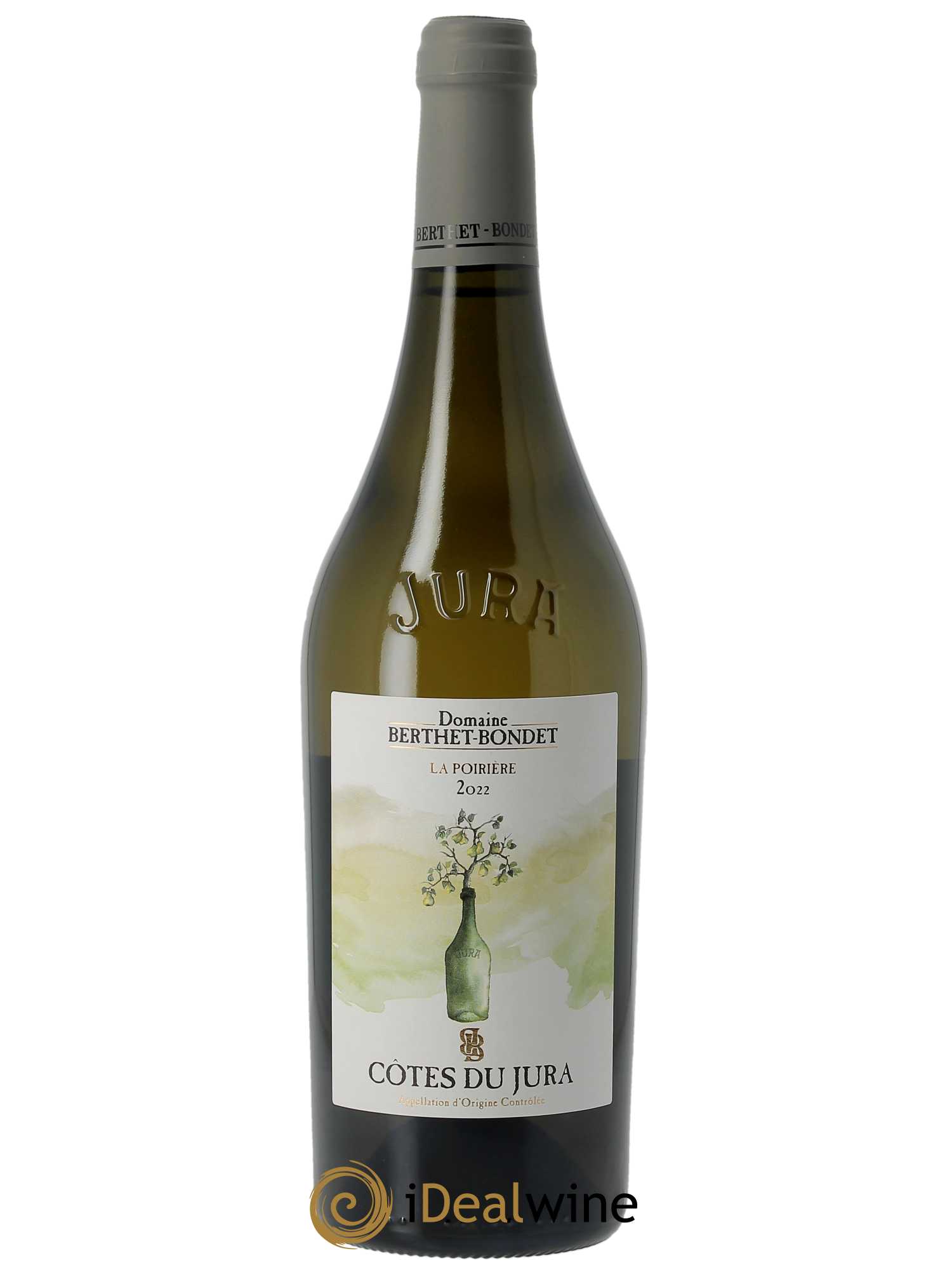 Côtes du Jura La Poirière Berthet-Bondet 2022 - Lot de 1 bouteille - 0