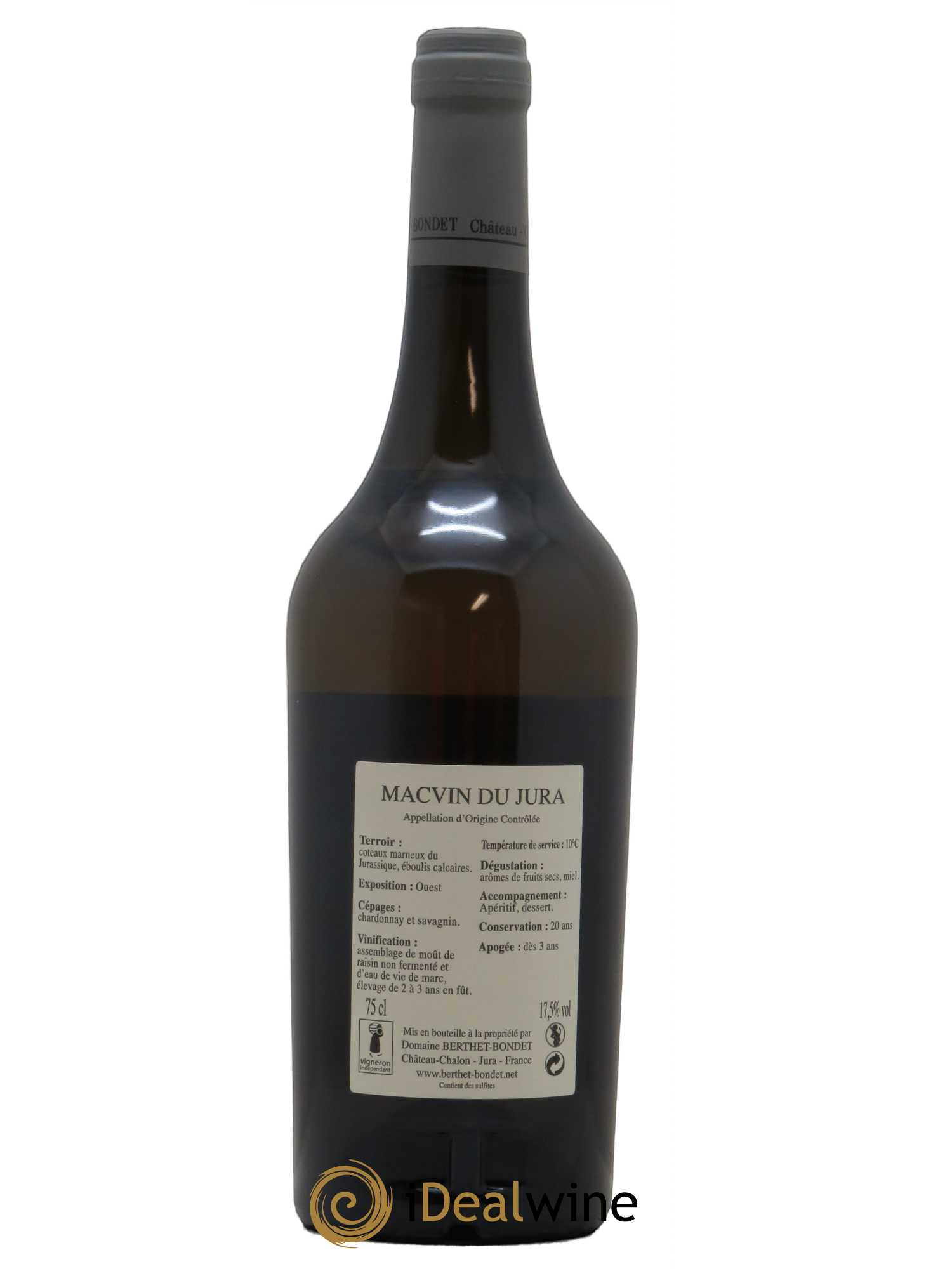 Côtes du Jura Macvin Berthet-Bondet  - Lot de 1 bouteille - 1
