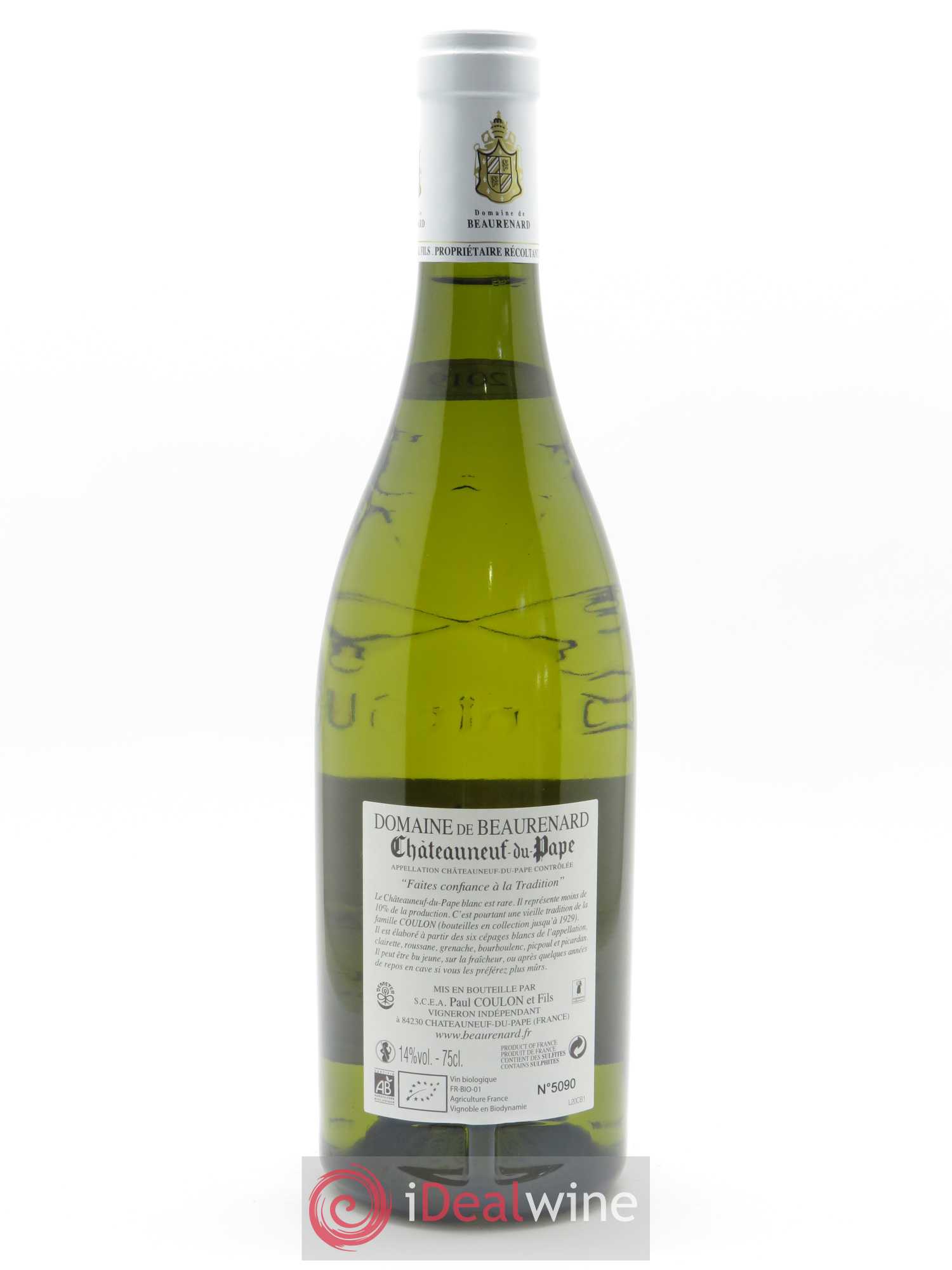 Châteauneuf-du-Pape Beaurenard (Domaine de) 2019 - Lot de 1 bouteille - 1