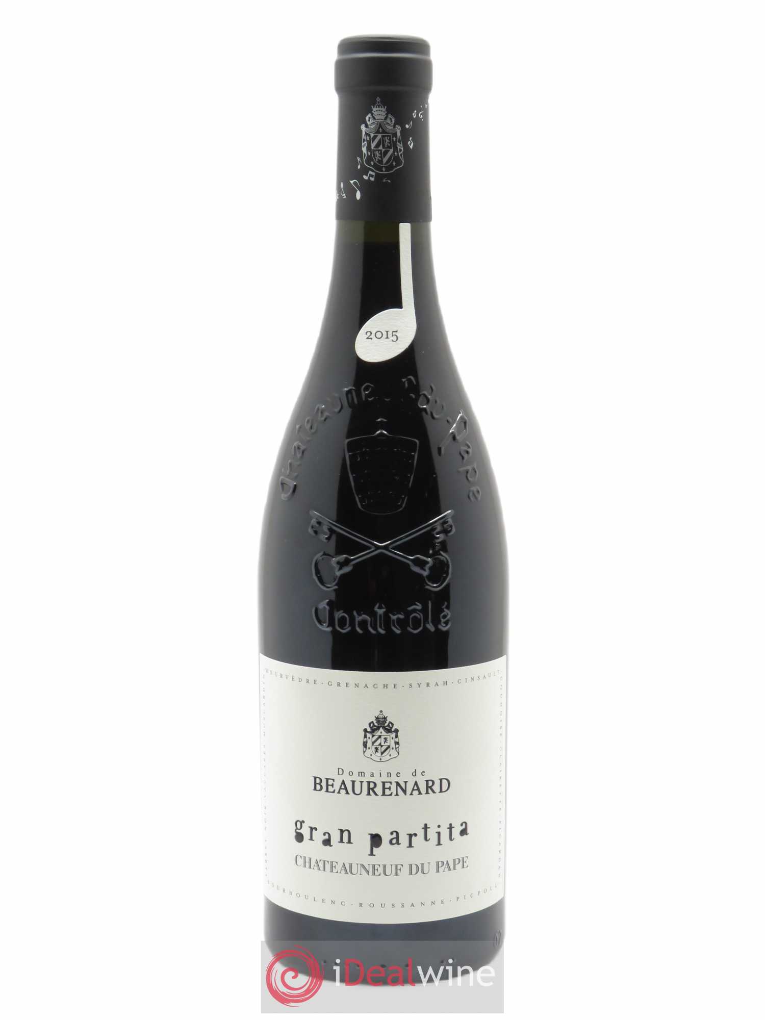Châteauneuf-du-Pape Gran Partita Beaurenard (Domaine de) 2015 - Lot of 1 bottle - 0