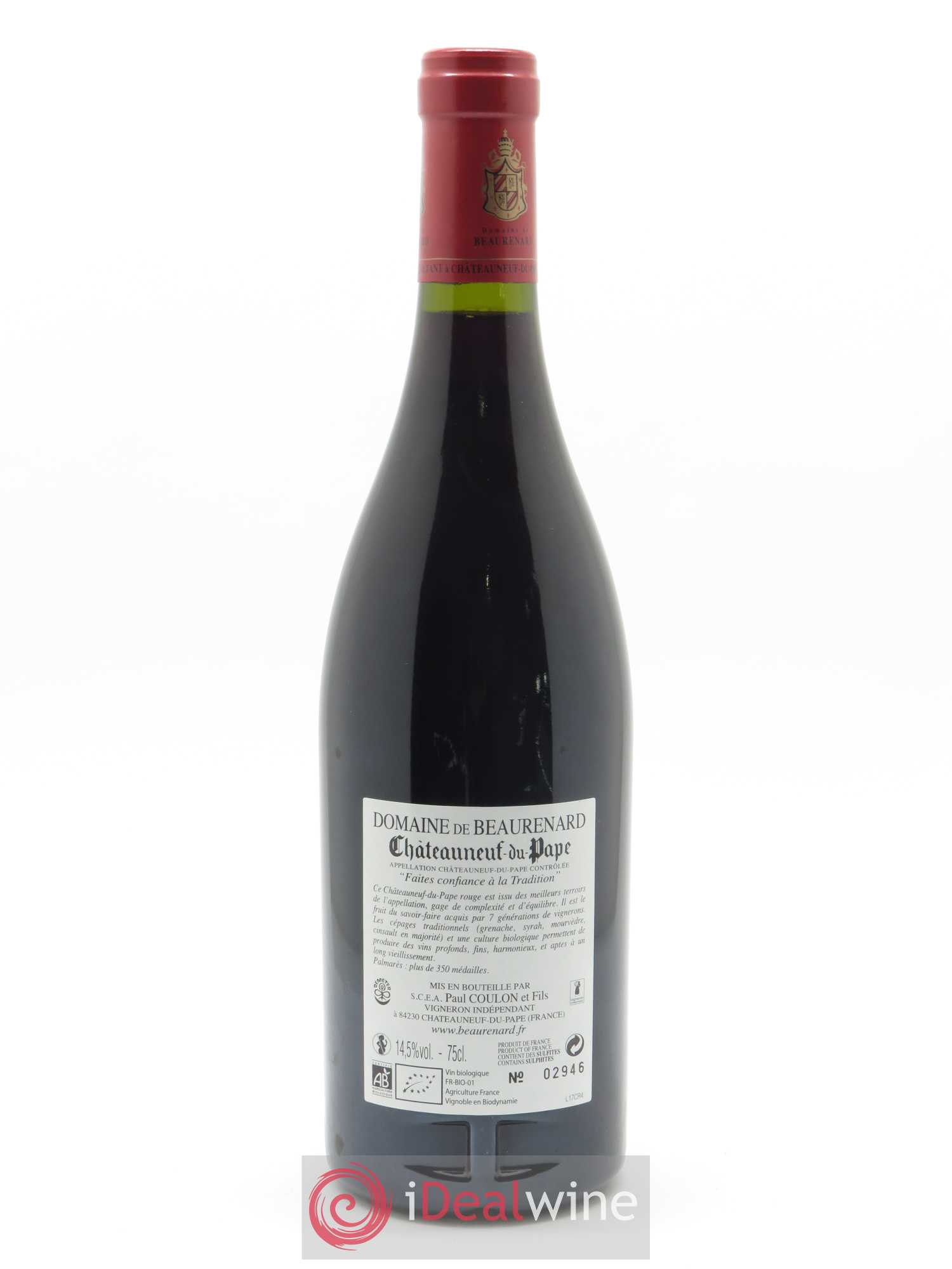 Châteauneuf-du-Pape Beaurenard (Domaine de) 2014 - Lot de 1 bouteille - 1