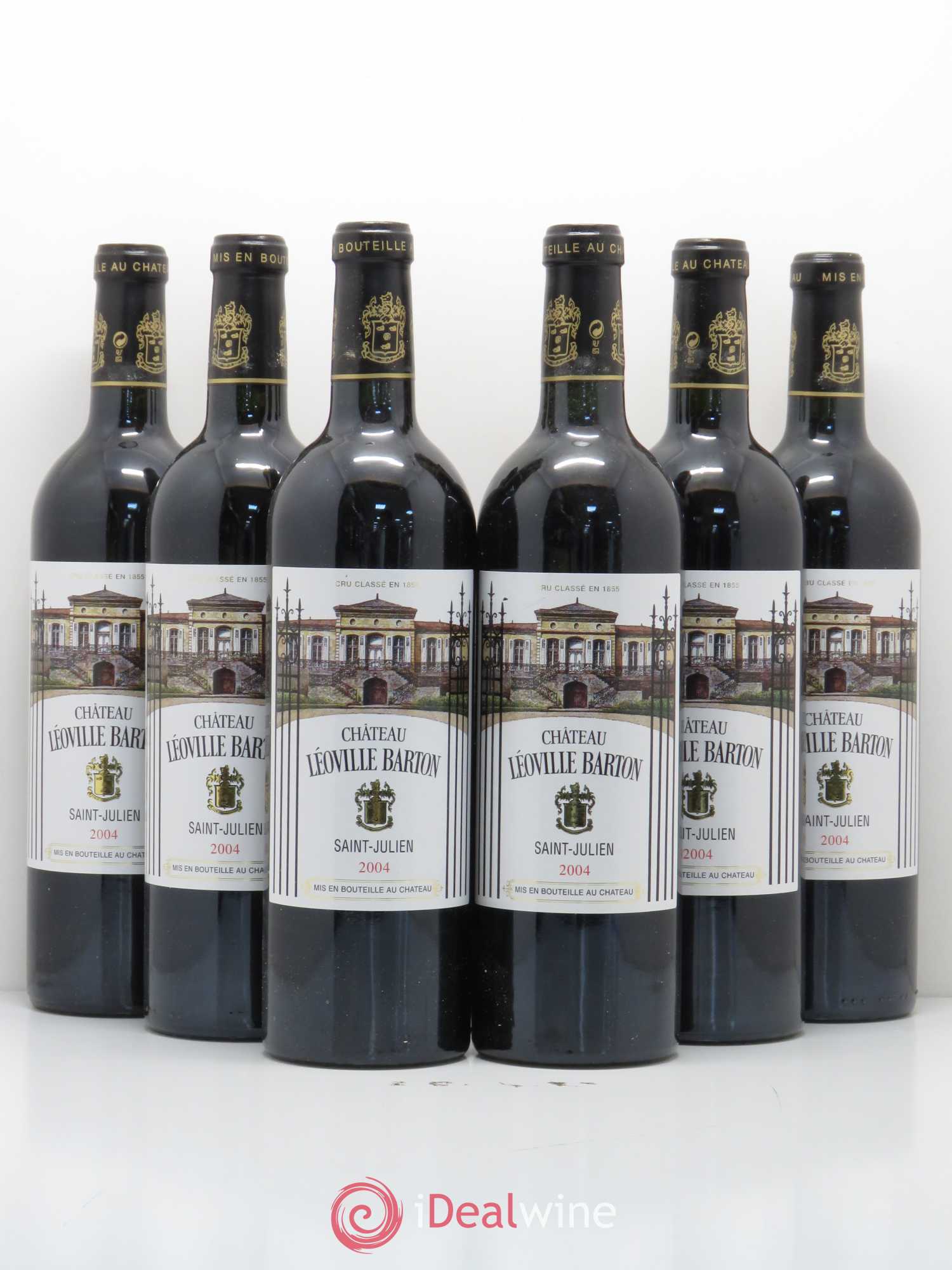 Château Léoville Barton 2ème Grand Cru Classé 2004 - Lot de 6 bouteilles - 0