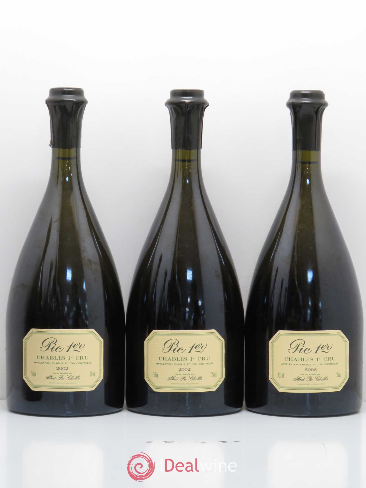 Chablis 1er Cru Albert Pic 2002 - Lot de 6 bouteilles - 1