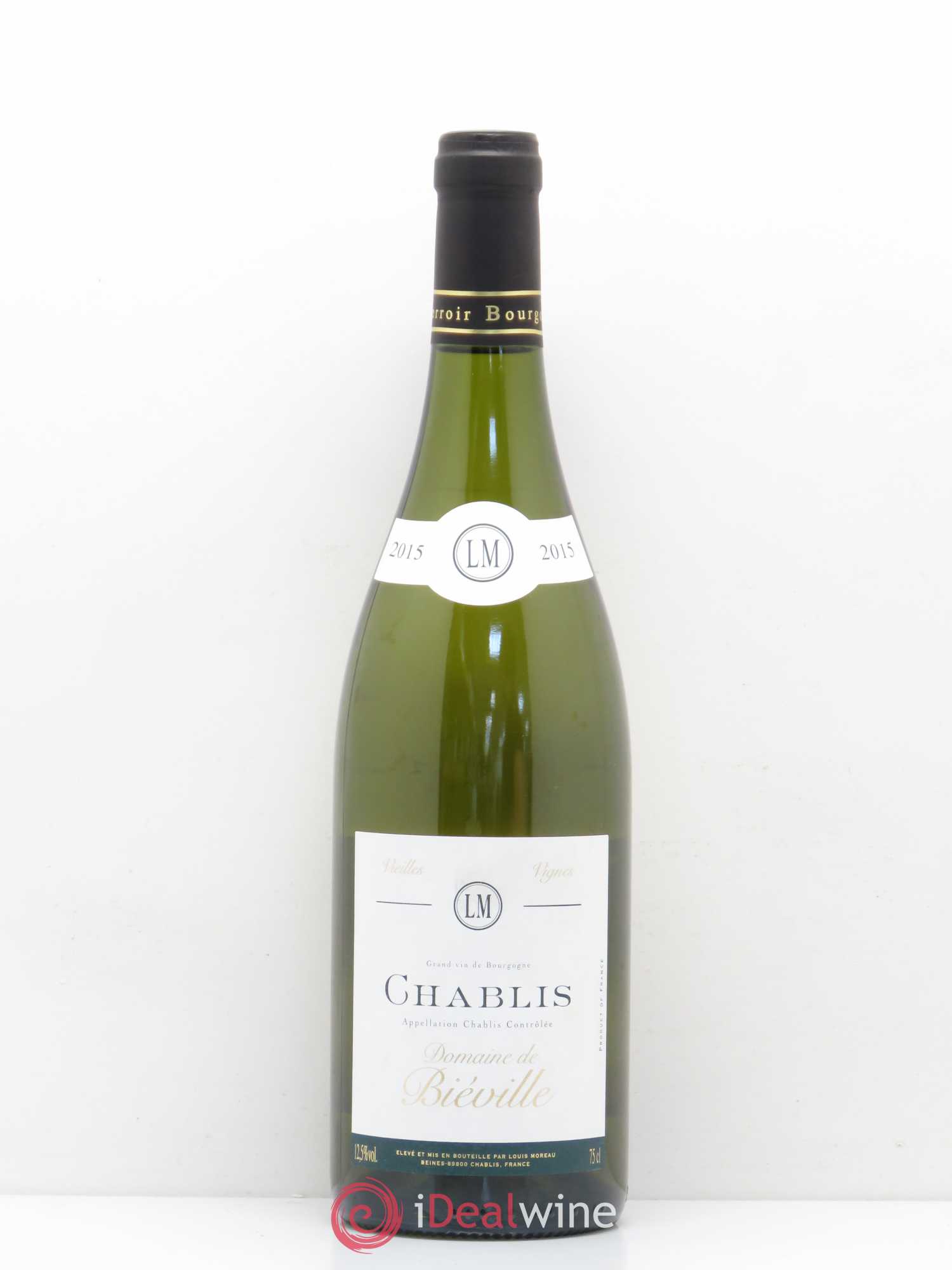 Chablis Vieilles Vignes Domaine de Bieville 2015 - Posten von 1 Flasche - 0
