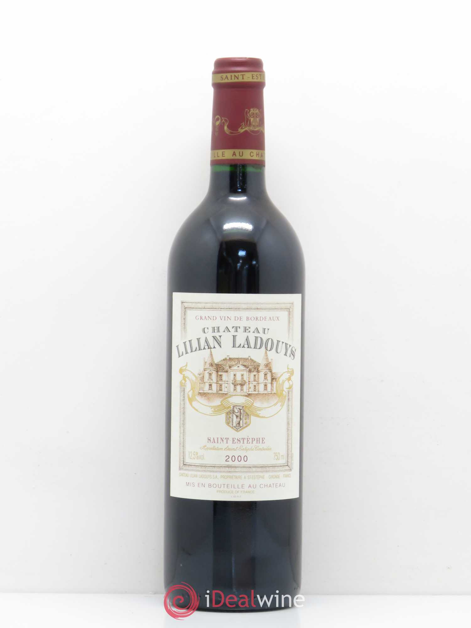 Château Lilian Ladouys Cru Bourgeois 2000 - Lot de 1 bouteille - 0