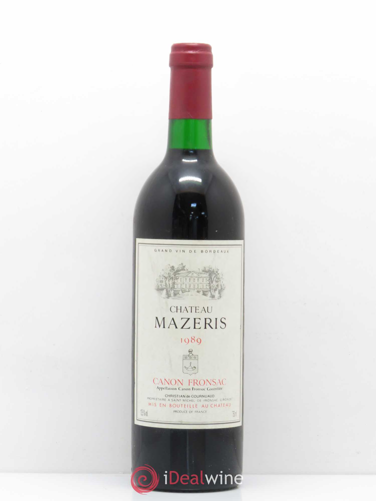 Canon-Fronsac 1989 - Posten von 1 Flasche - 0