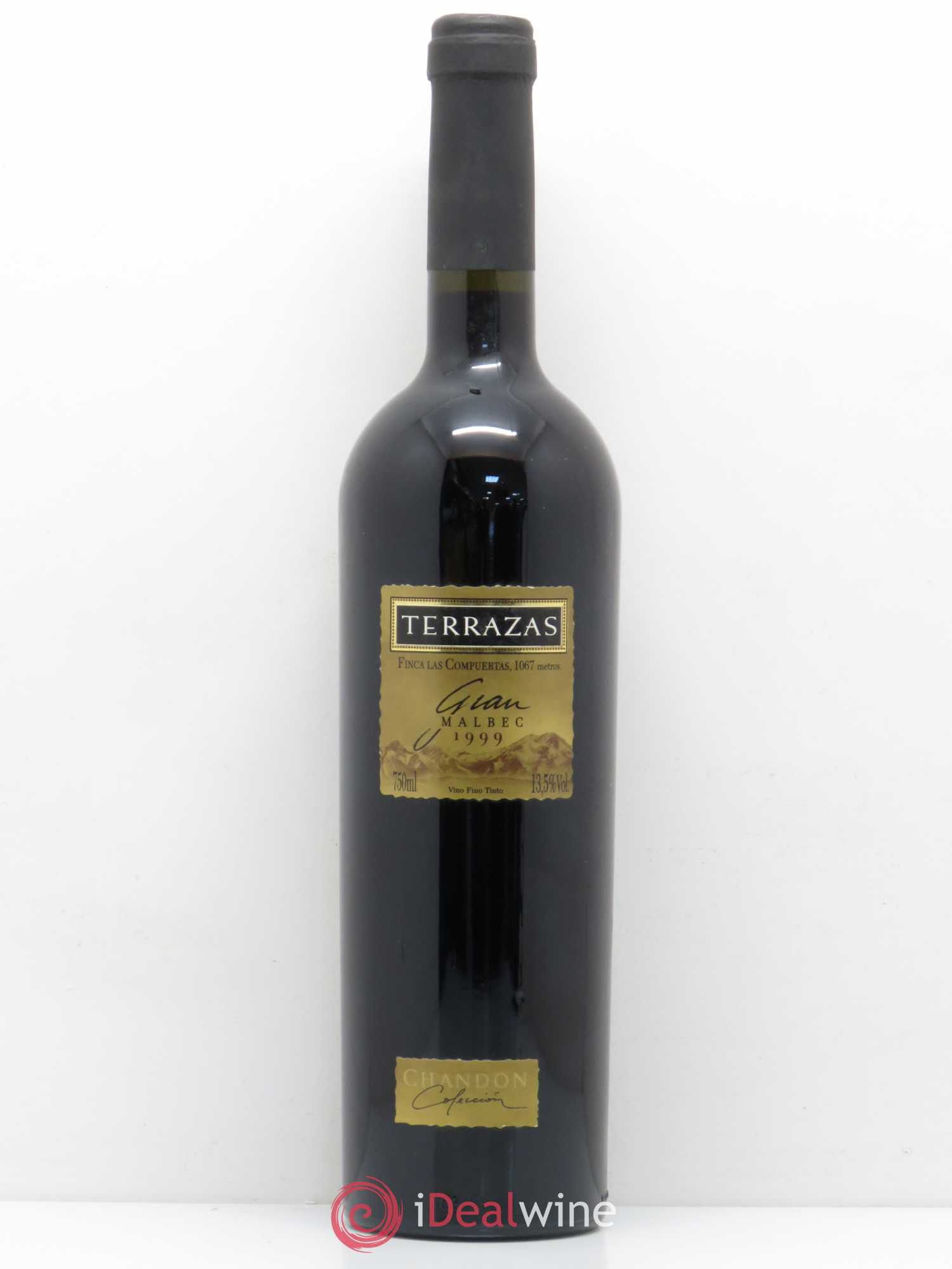 Mendoza Terrazas de Los Andes Gran Malbec 1999 - Posten von 1 Flasche - 0
