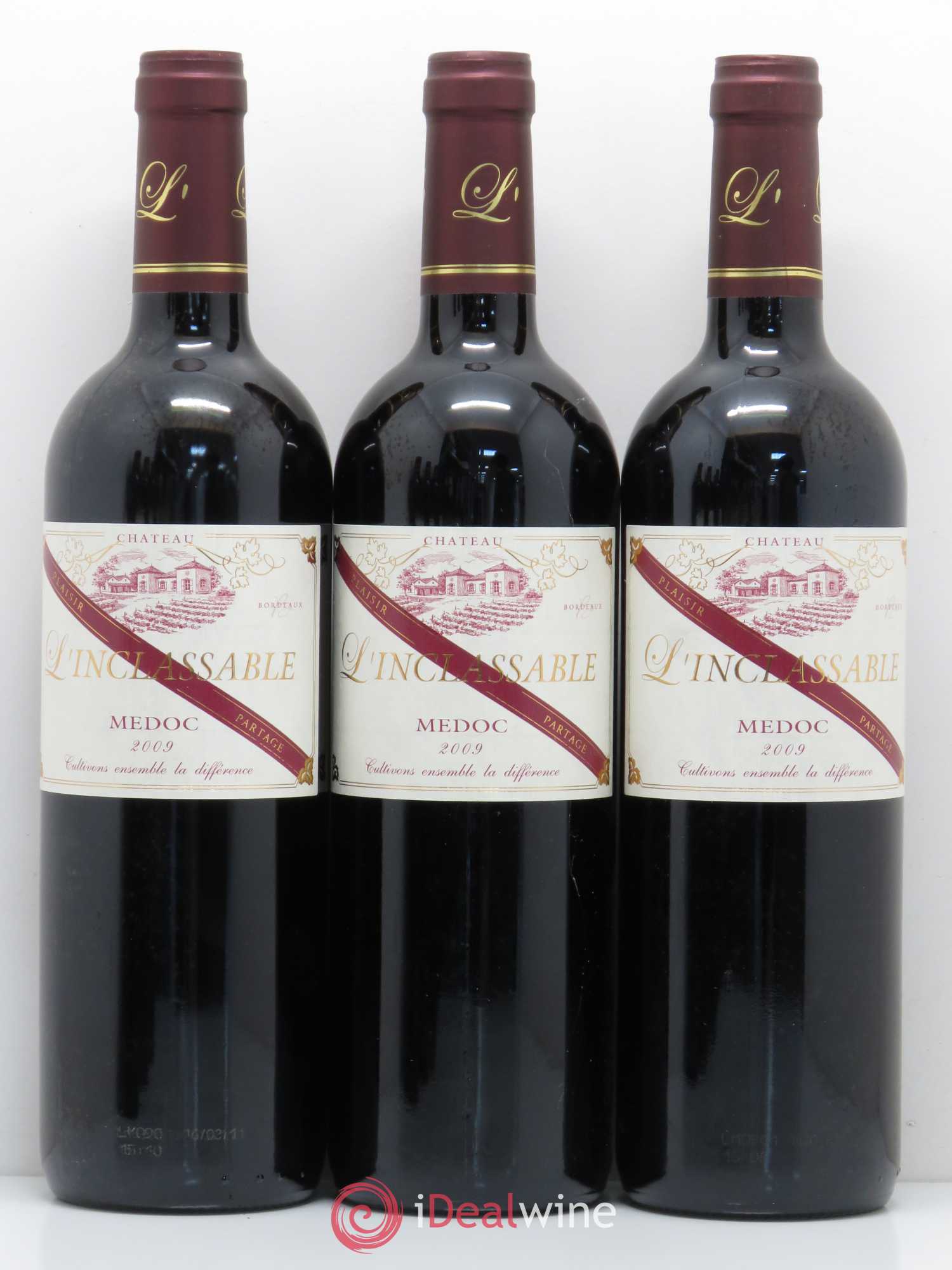 Médoc L'inclassable 2009 - Lot de 6 bouteilles - 1