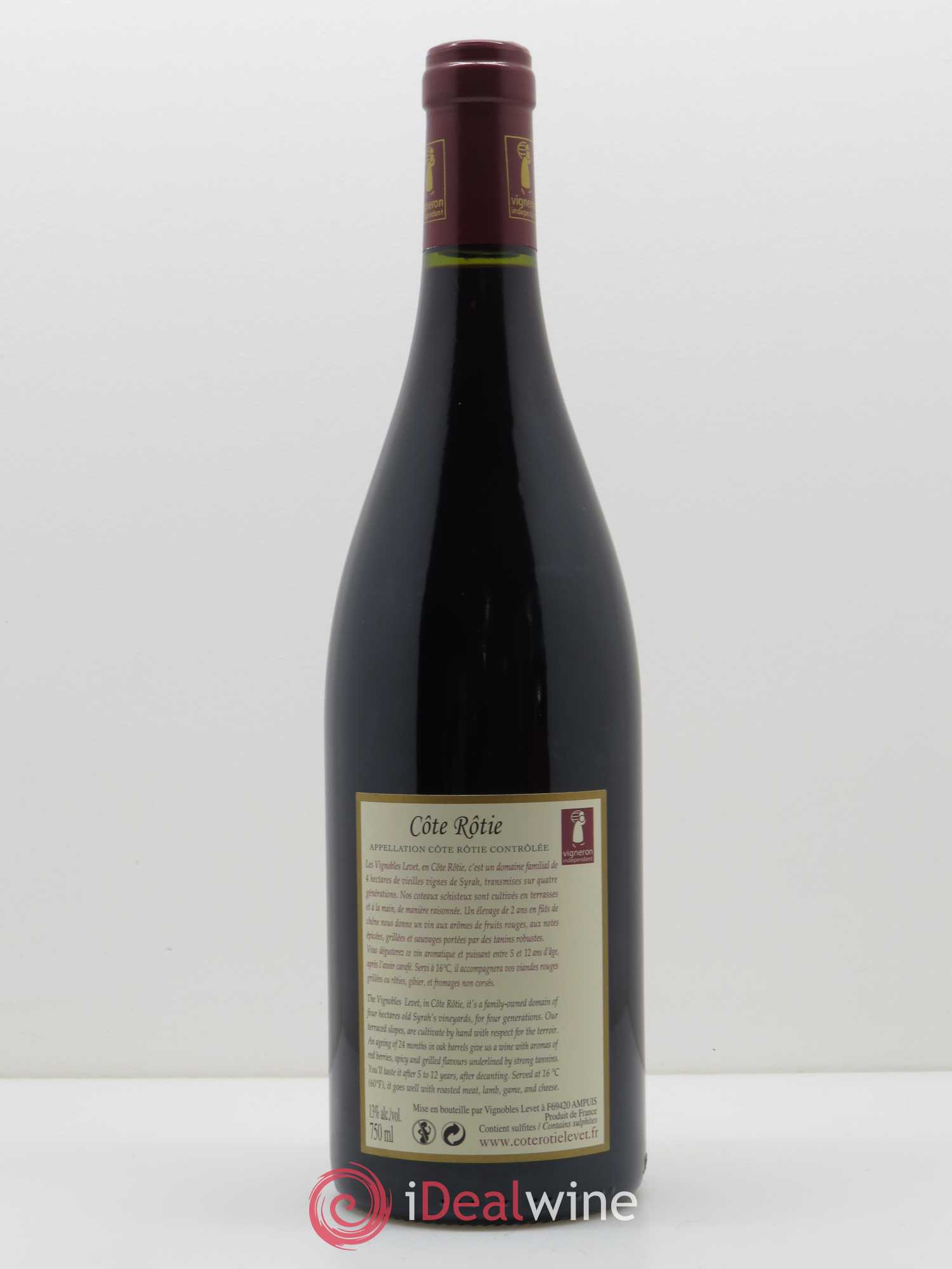 Côte-Rôtie Améthyste Vignobles Levet 2017 - Lot de 1 bouteille - 2