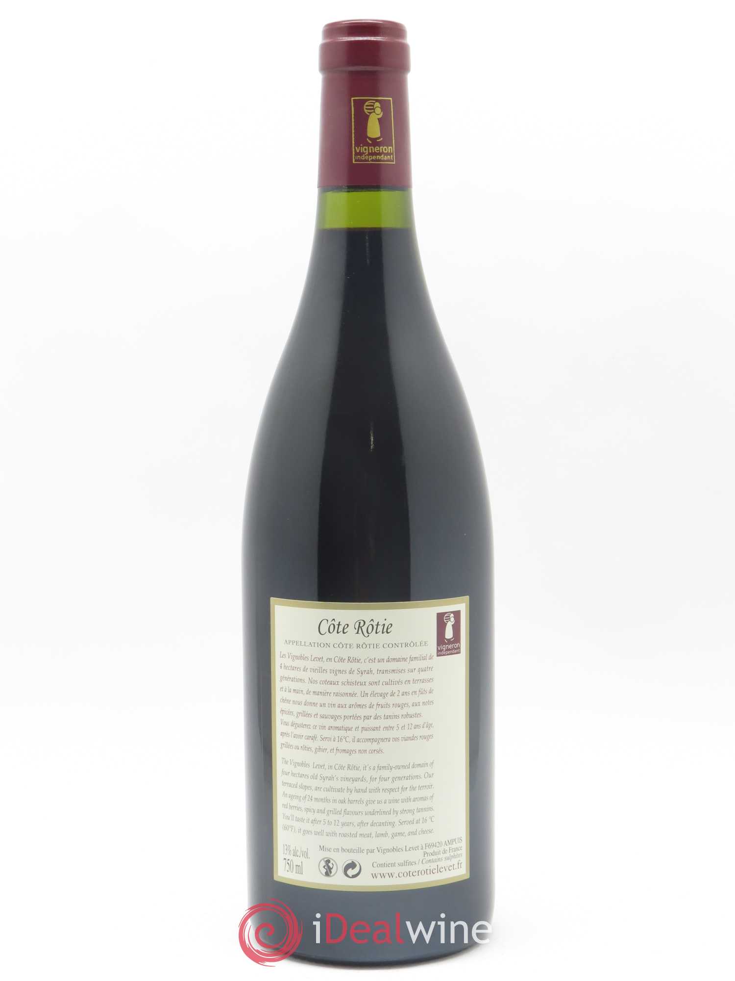 Côte-Rôtie Maestria Vignobles Levet 2017 - Lot de 1 bouteille - 1