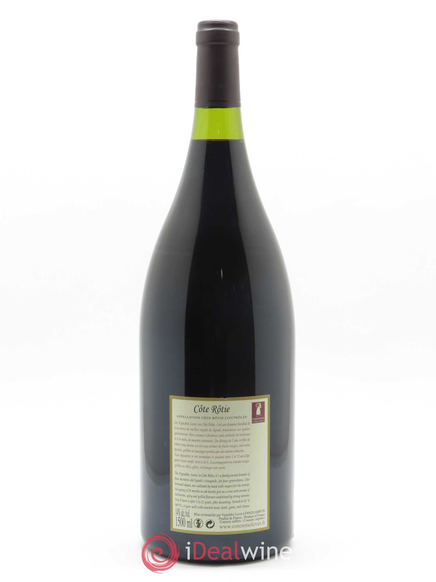Côte-Rôtie Améthyste Vignobles Levet 2018 - Lot de 1 magnum - 1