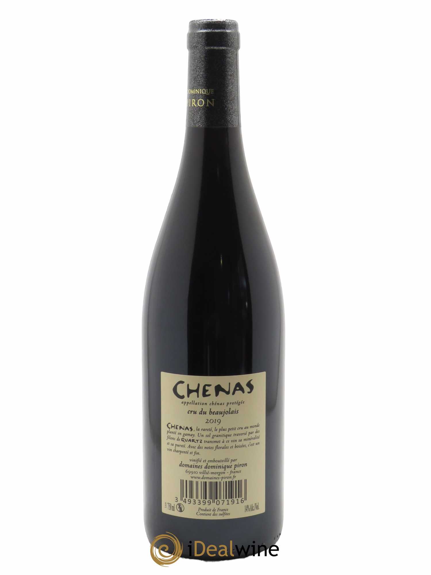 Chénas Quartz Dominique Piron (Domaine) 2019 - Lot of 1 bottle - 1