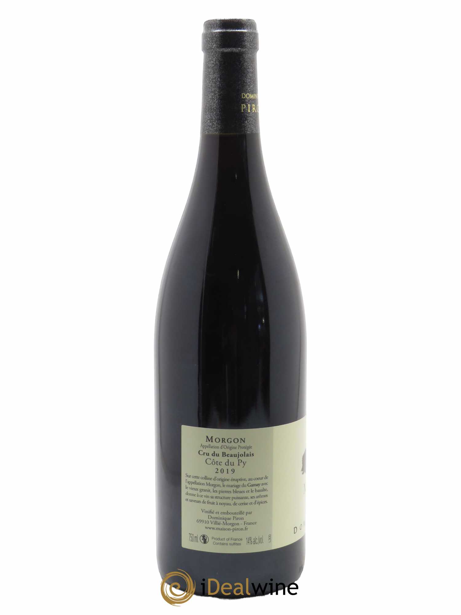 Morgon Côte du Py Dominique Piron (Domaine) 2019 - Lot of 1 bottle - 1