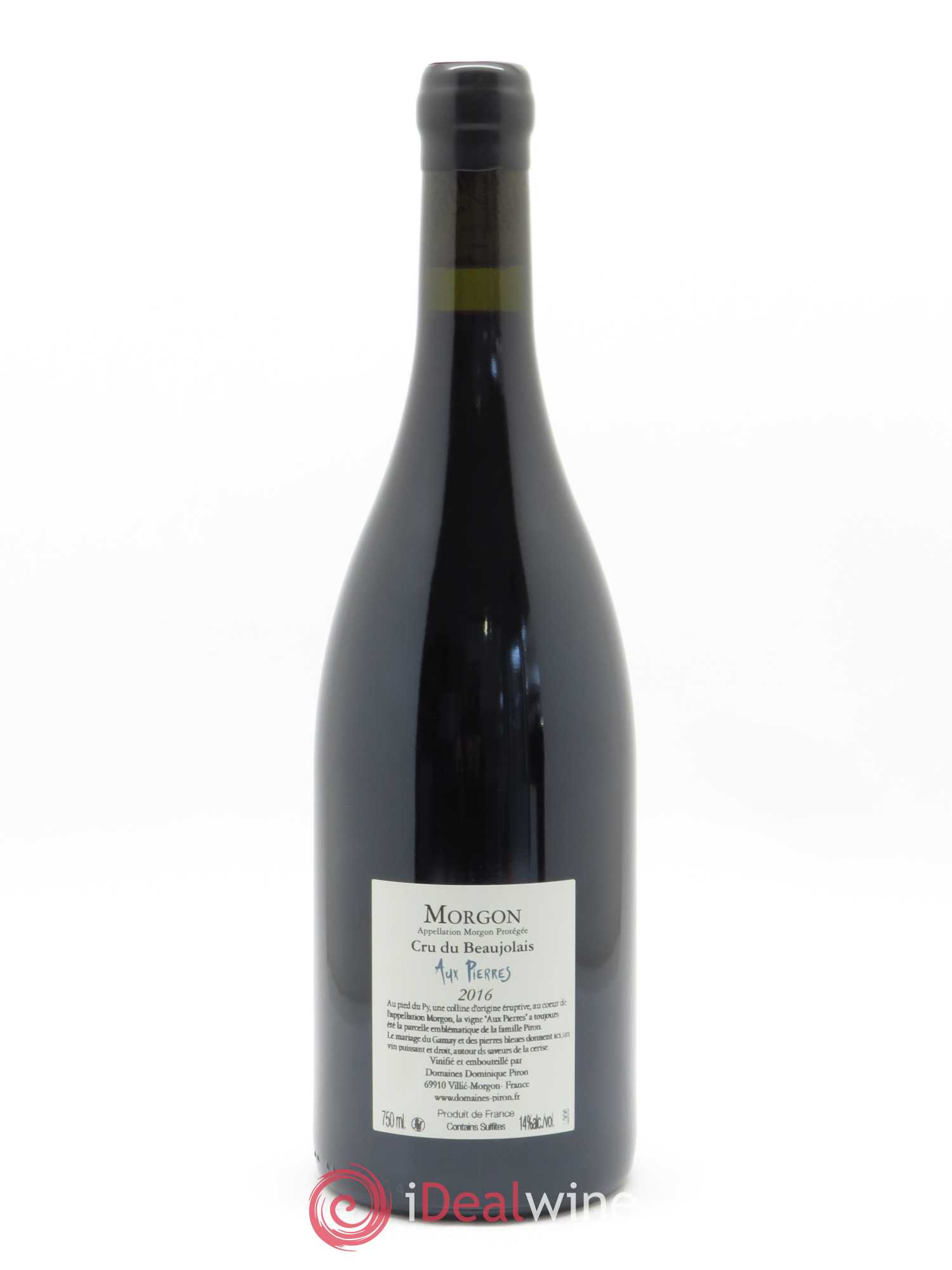 Morgon Aux Pierres Dominique Piron (Domaine) 2016 - Lot of 1 bottle - 1