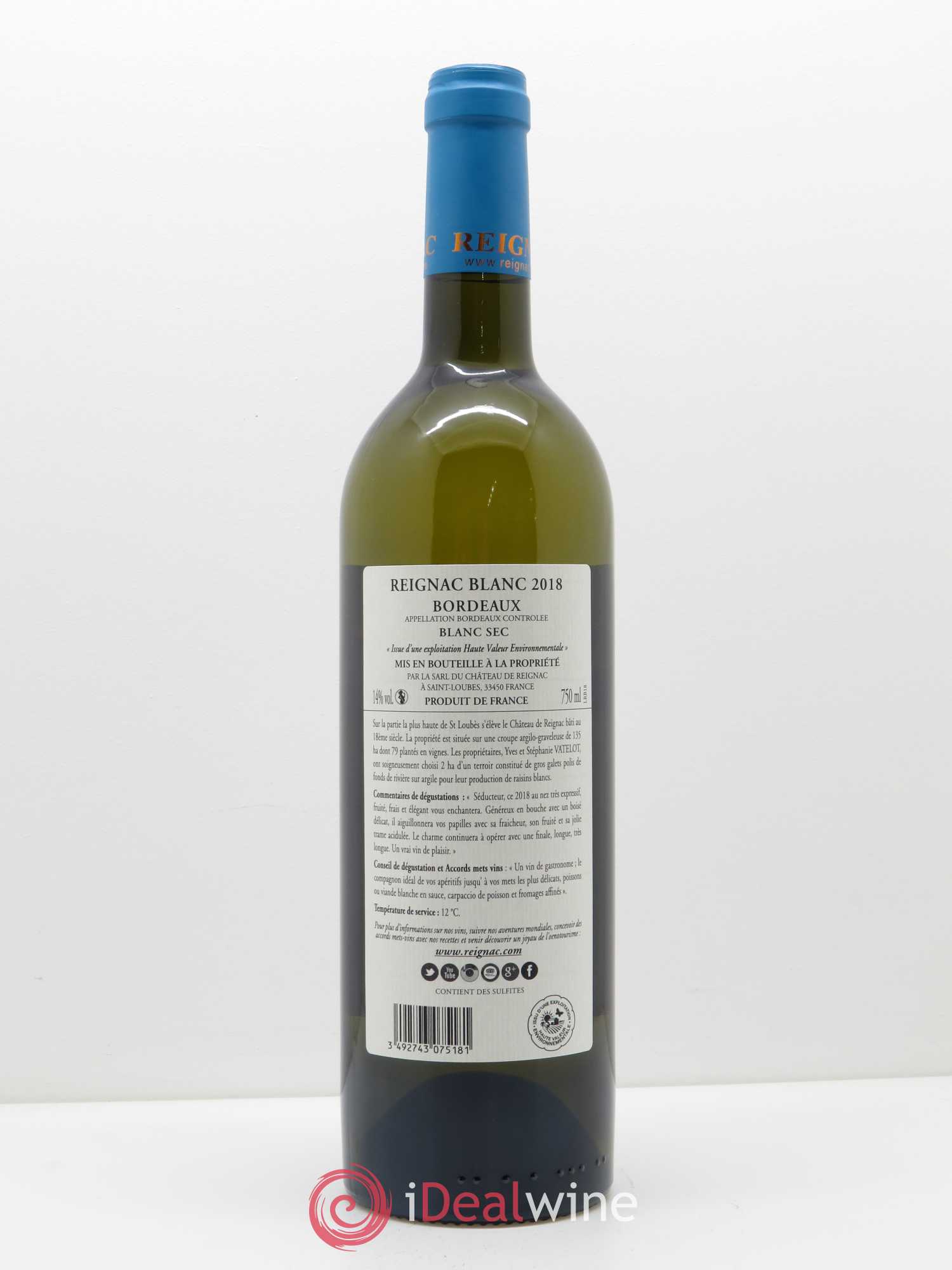 Château de Reignac 2018 - Lot de 1 bouteille - 1