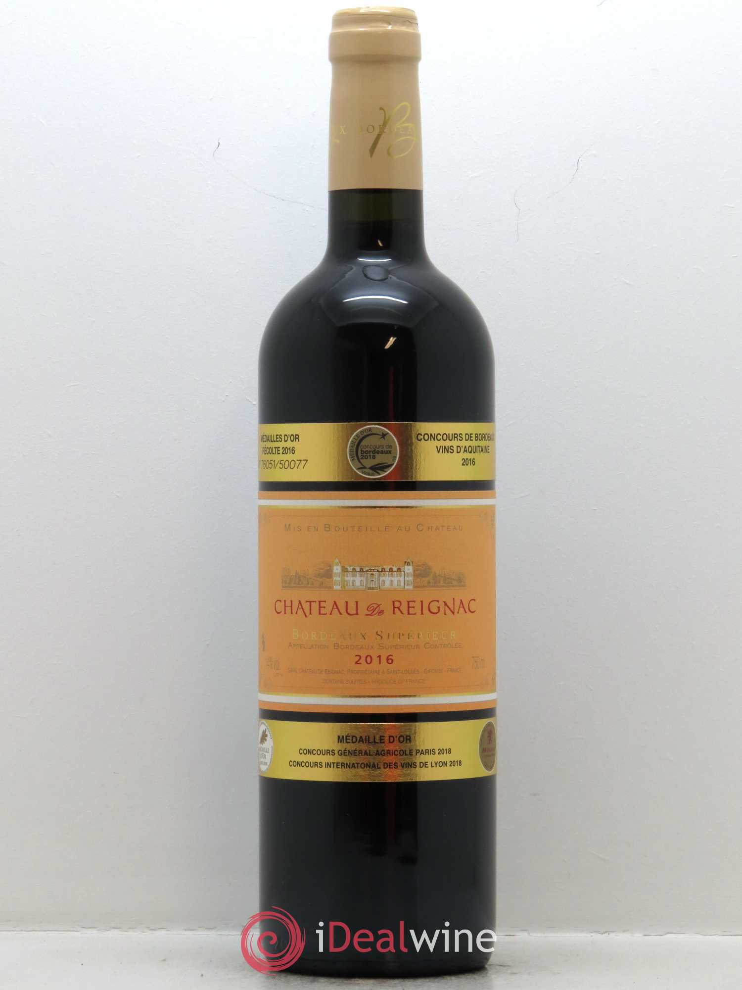Château de Reignac Second Vin 2016 - Lot de 1 bouteille - 0