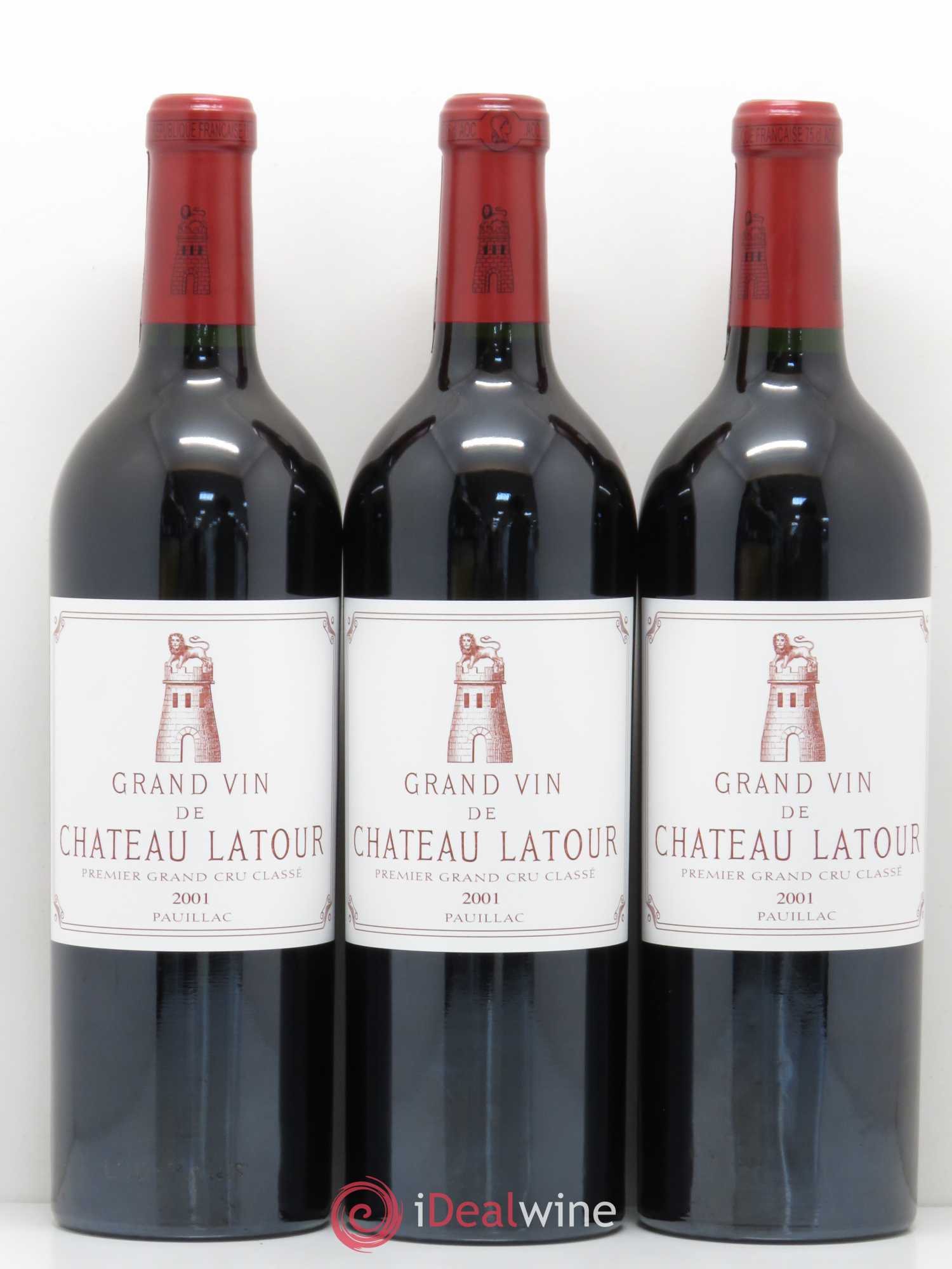 Château Latour 1er Grand Cru Classé 2001 - Lot de 12 bouteilles - 3