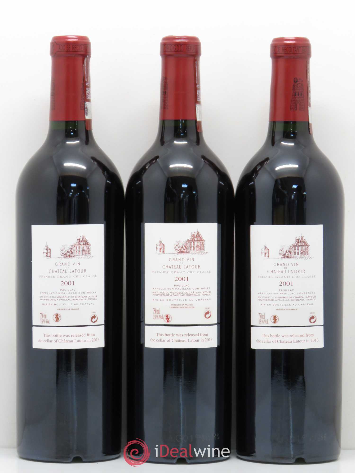 Château Latour 1er Grand Cru Classé 2001 - Lot de 12 bouteilles - 4