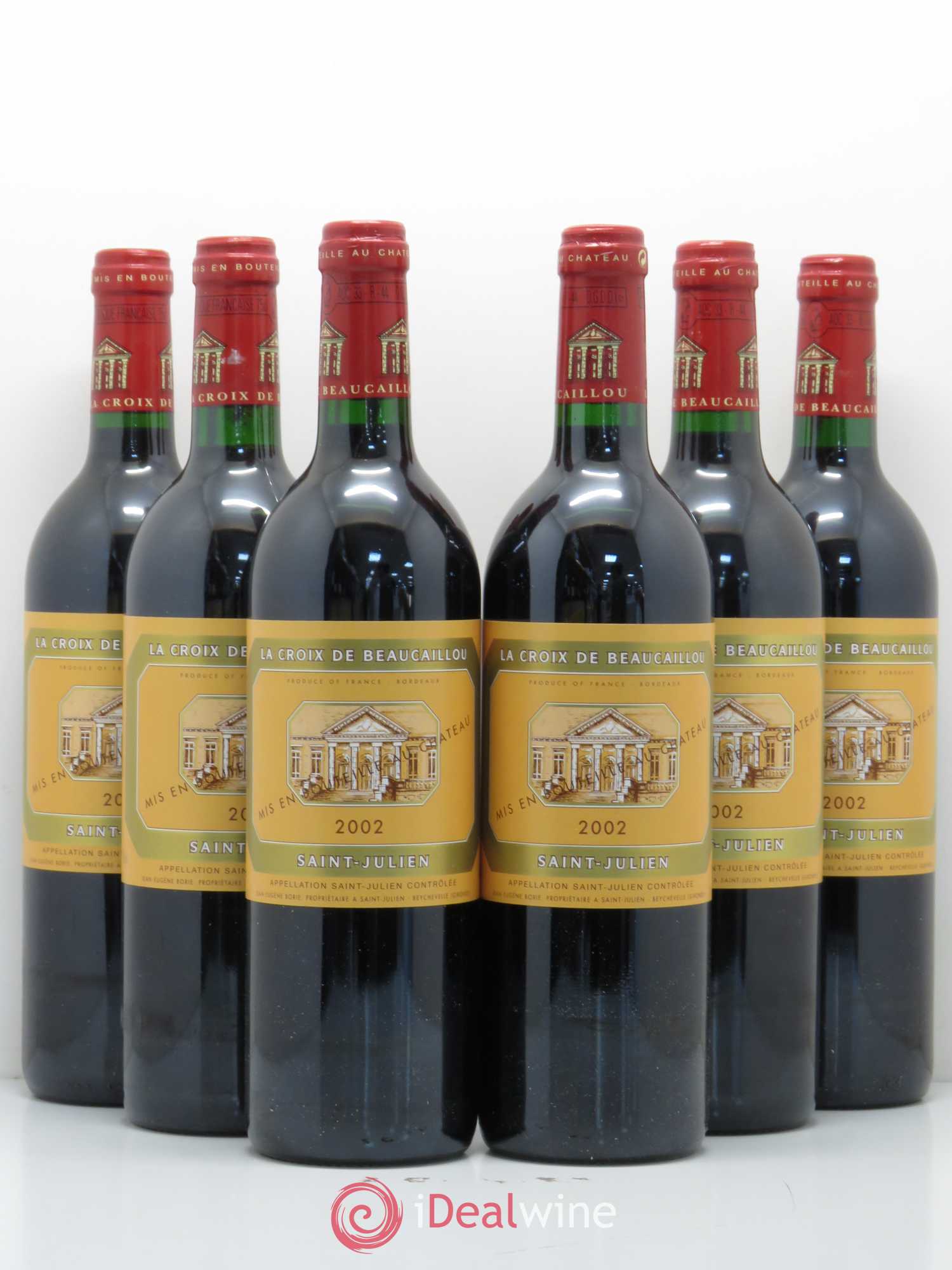 La Croix de Beaucaillou Second Vin 2002 - Lot de 6 bouteilles - 0