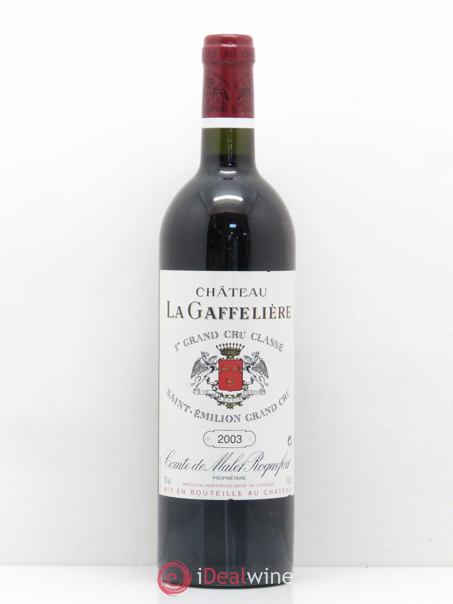 Château la Gaffelière 1er Grand Cru Classé B 2003 - Lot de 1 bouteille - 0
